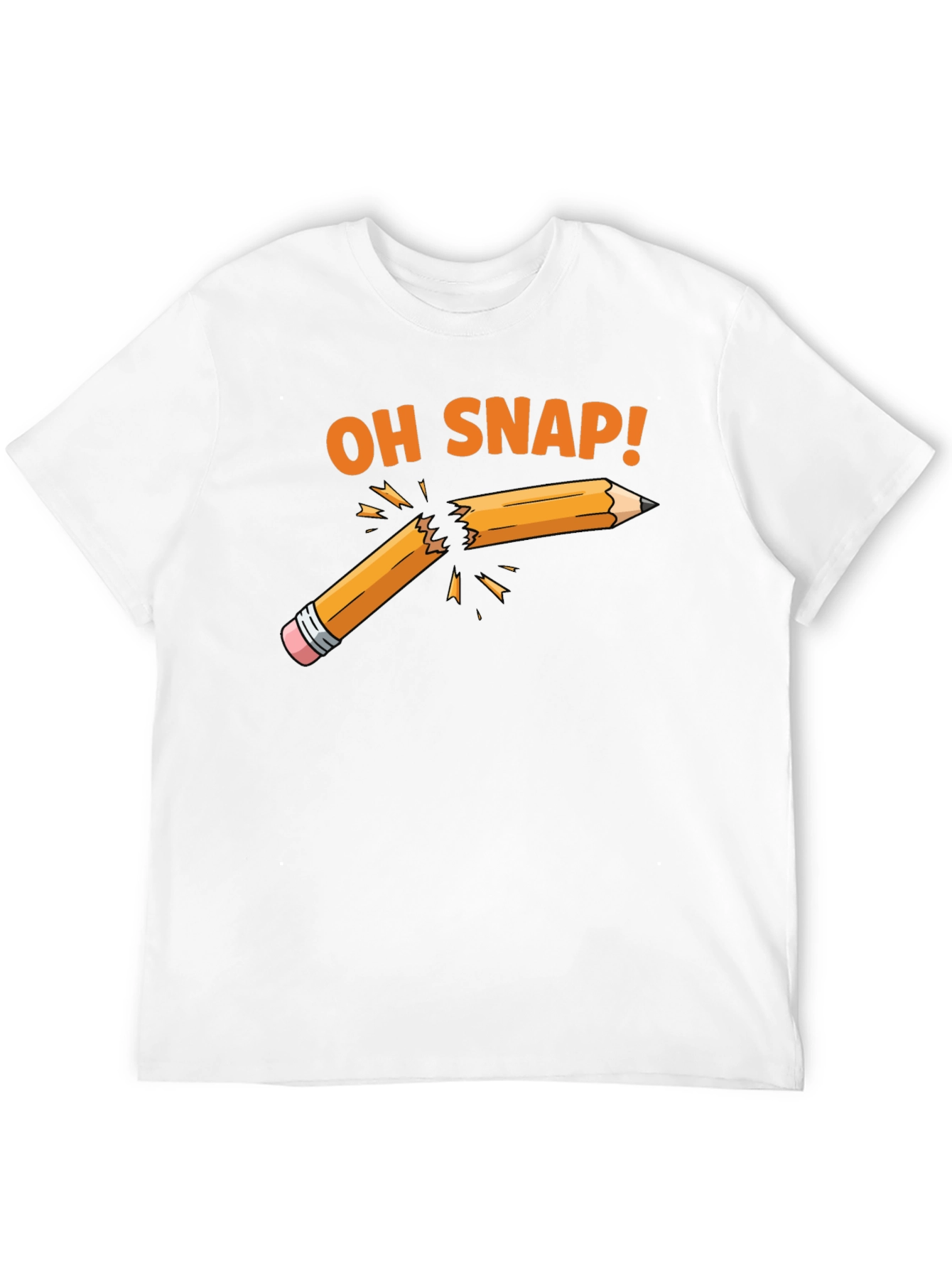 Oh Snap! Broken Pencil Graphic T-Shirt