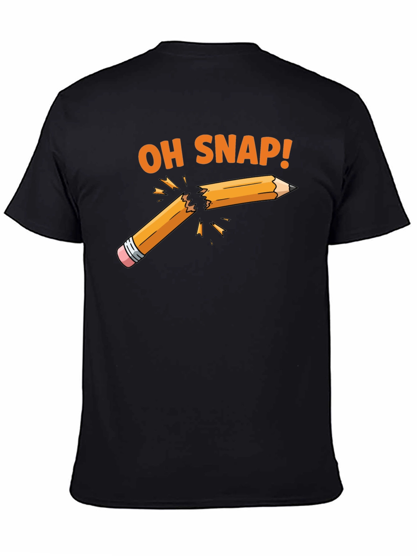 Oh Snap! Broken Pencil Graphic T-Shirt