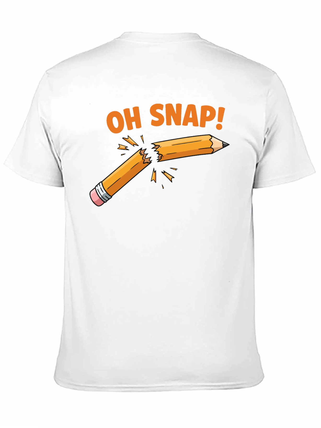 Oh Snap! Broken Pencil Graphic T-Shirt
