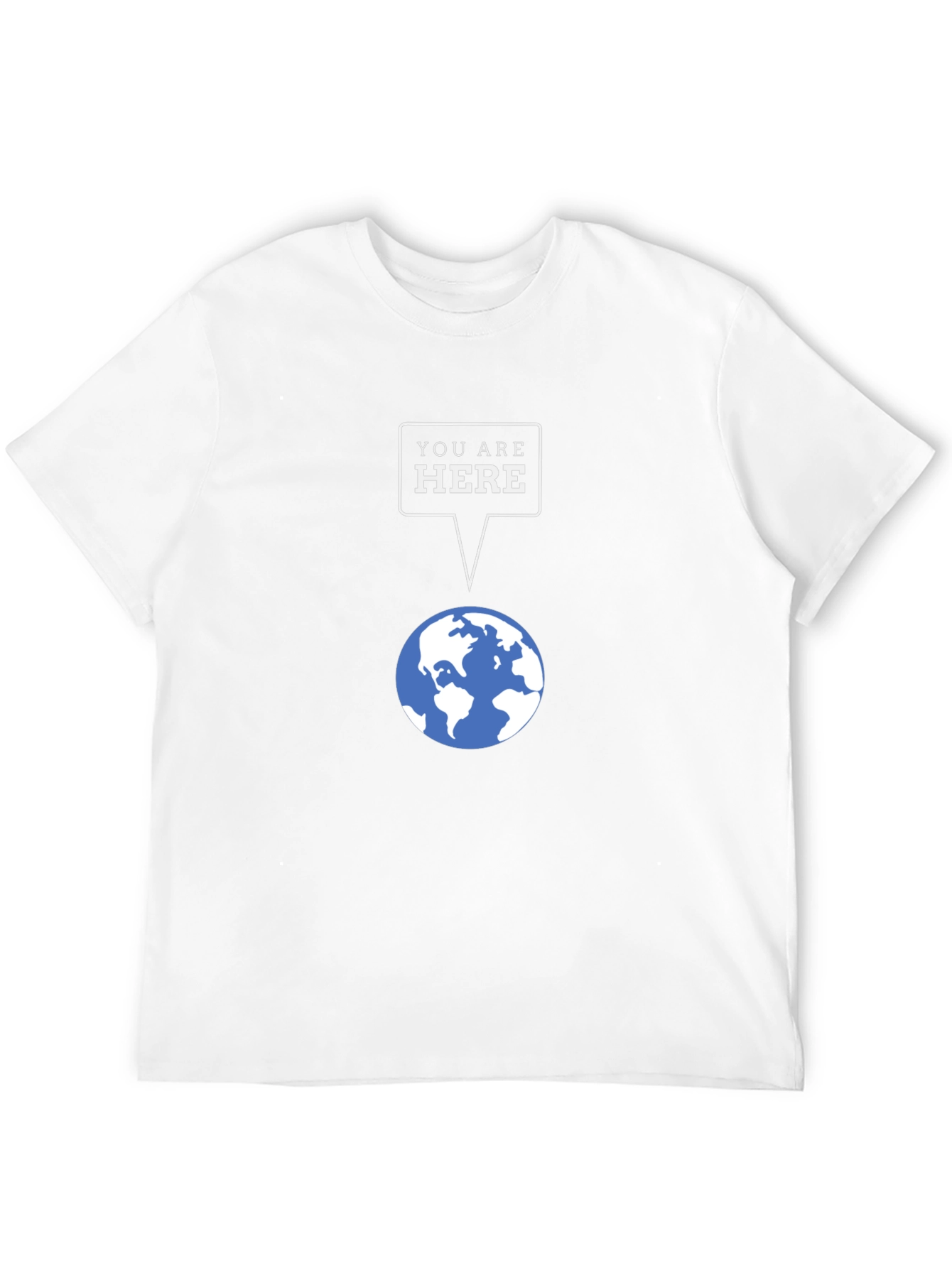 You Are Here Graphic Tee - Black