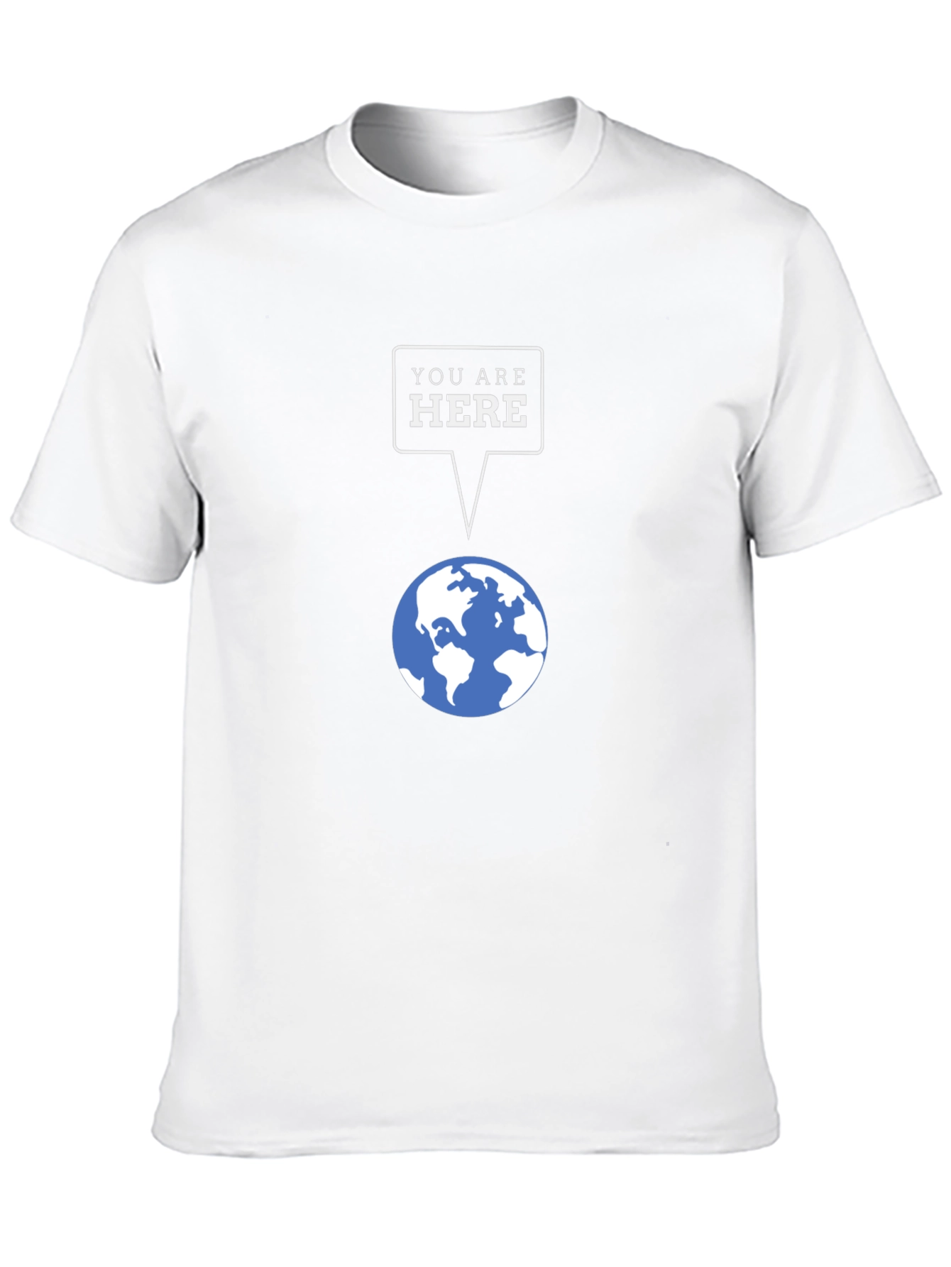 You Are Here Graphic Tee - Black
