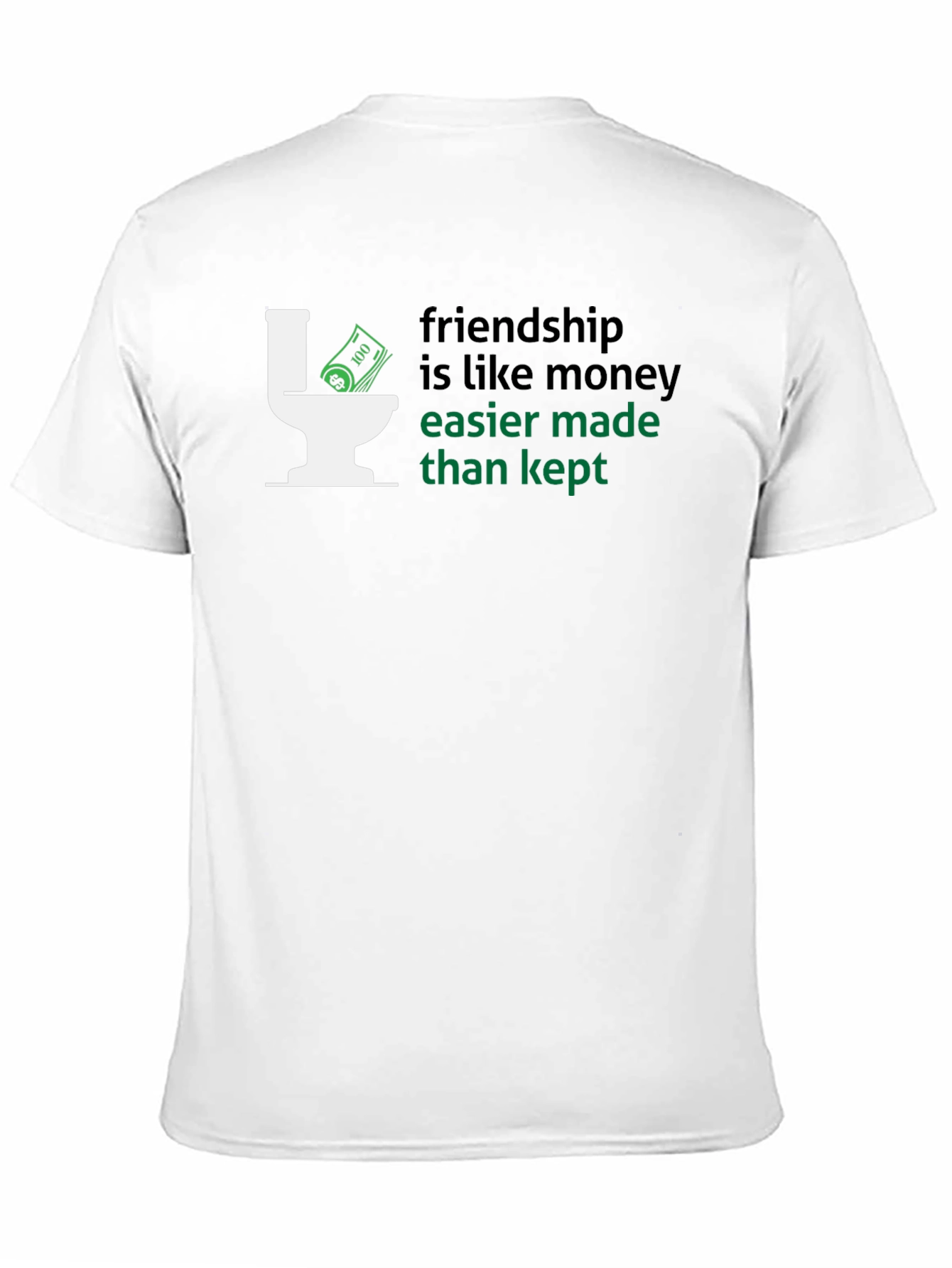 Friendship is Money Mens T-Shirt