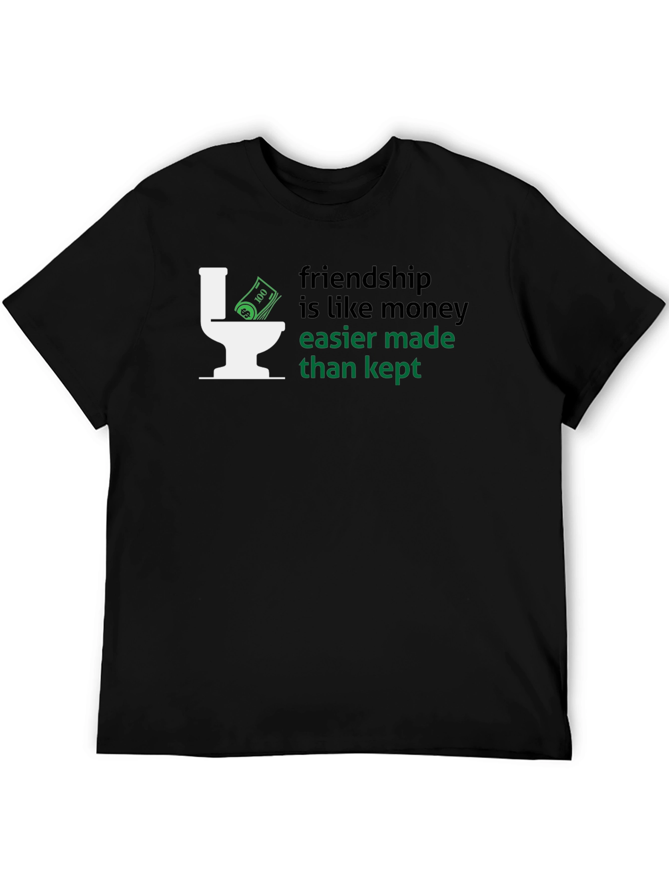 Friendship is Money Mens T-Shirt