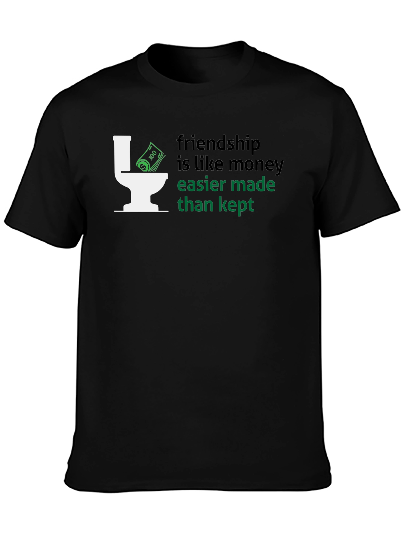 Friendship is Money Mens T-Shirt