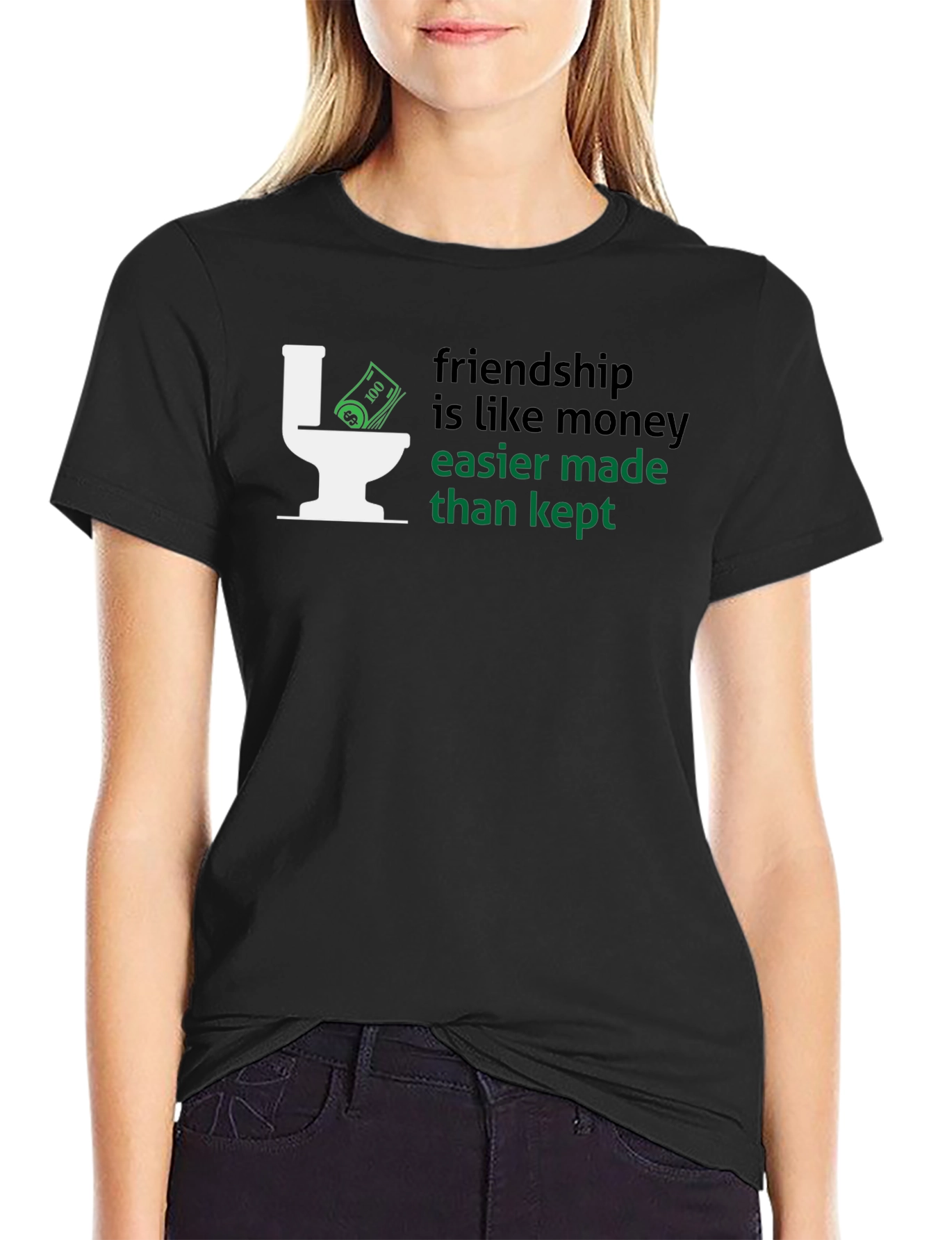 Friendship is Money Mens T-Shirt