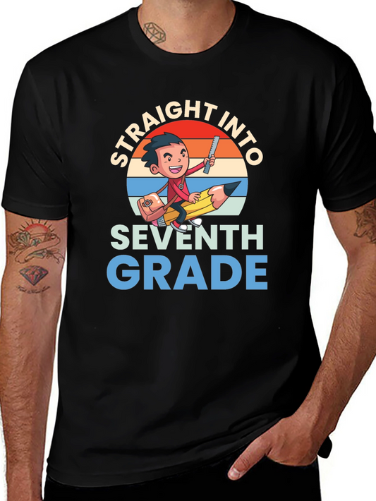 Straight Into Seventh Grade Graphic Tee
