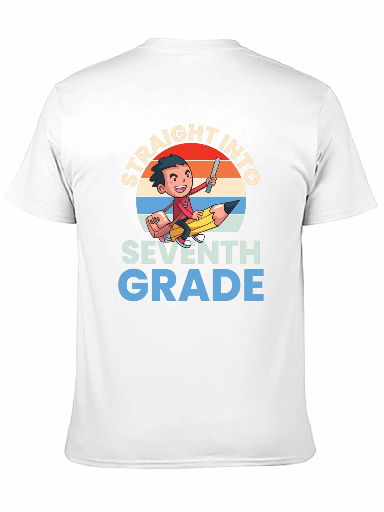 Straight Into Seventh Grade Graphic Tee