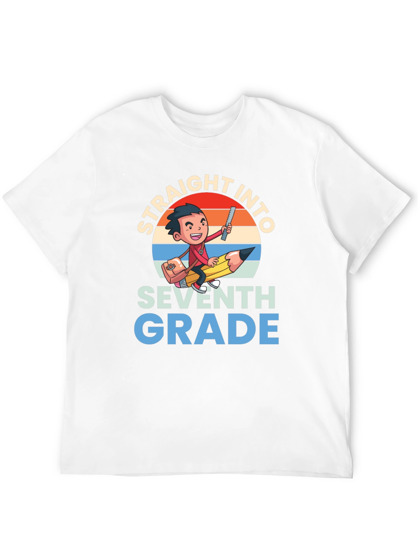 Straight Into Seventh Grade Graphic Tee