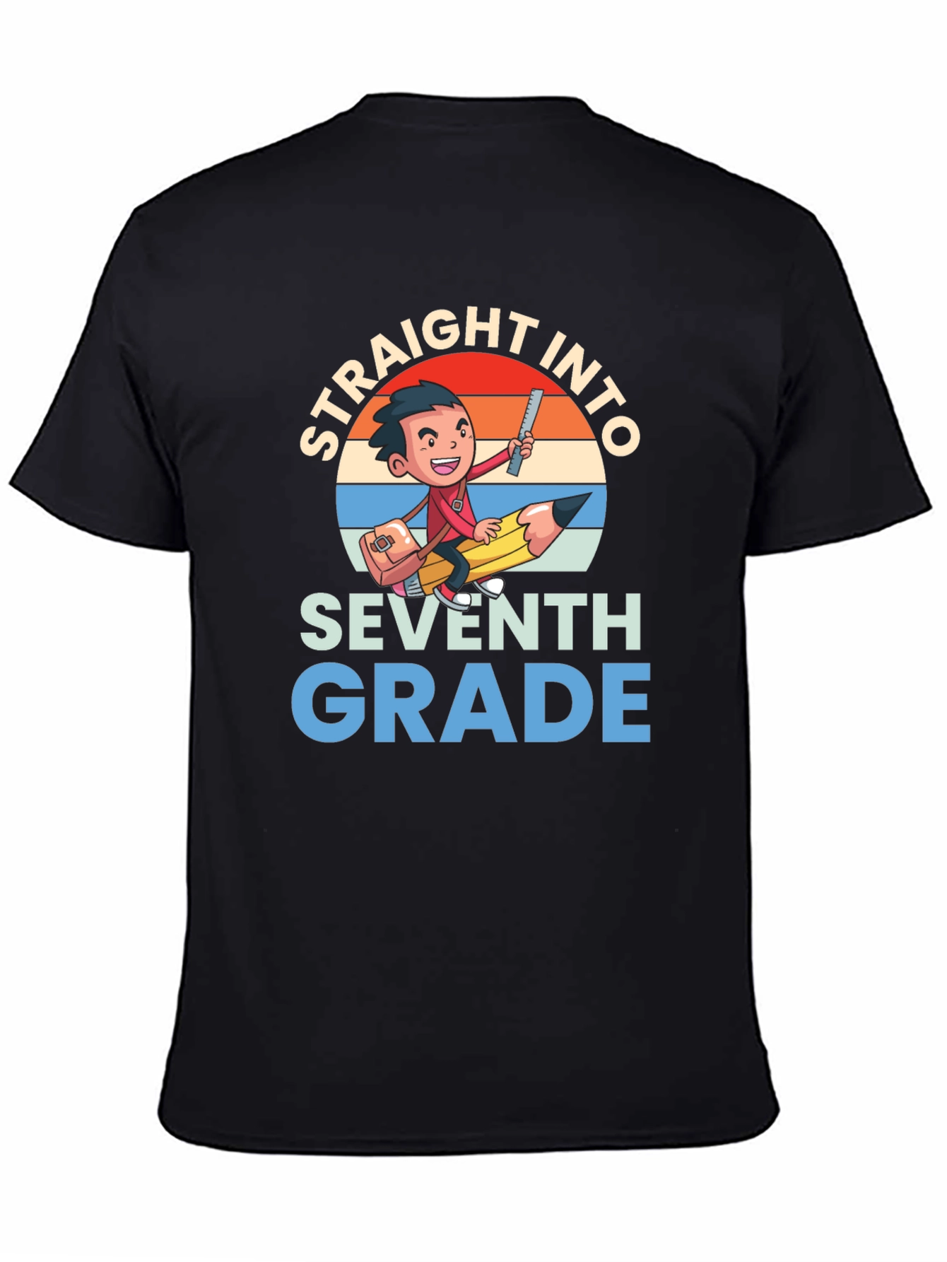 Straight Into Seventh Grade Graphic Tee