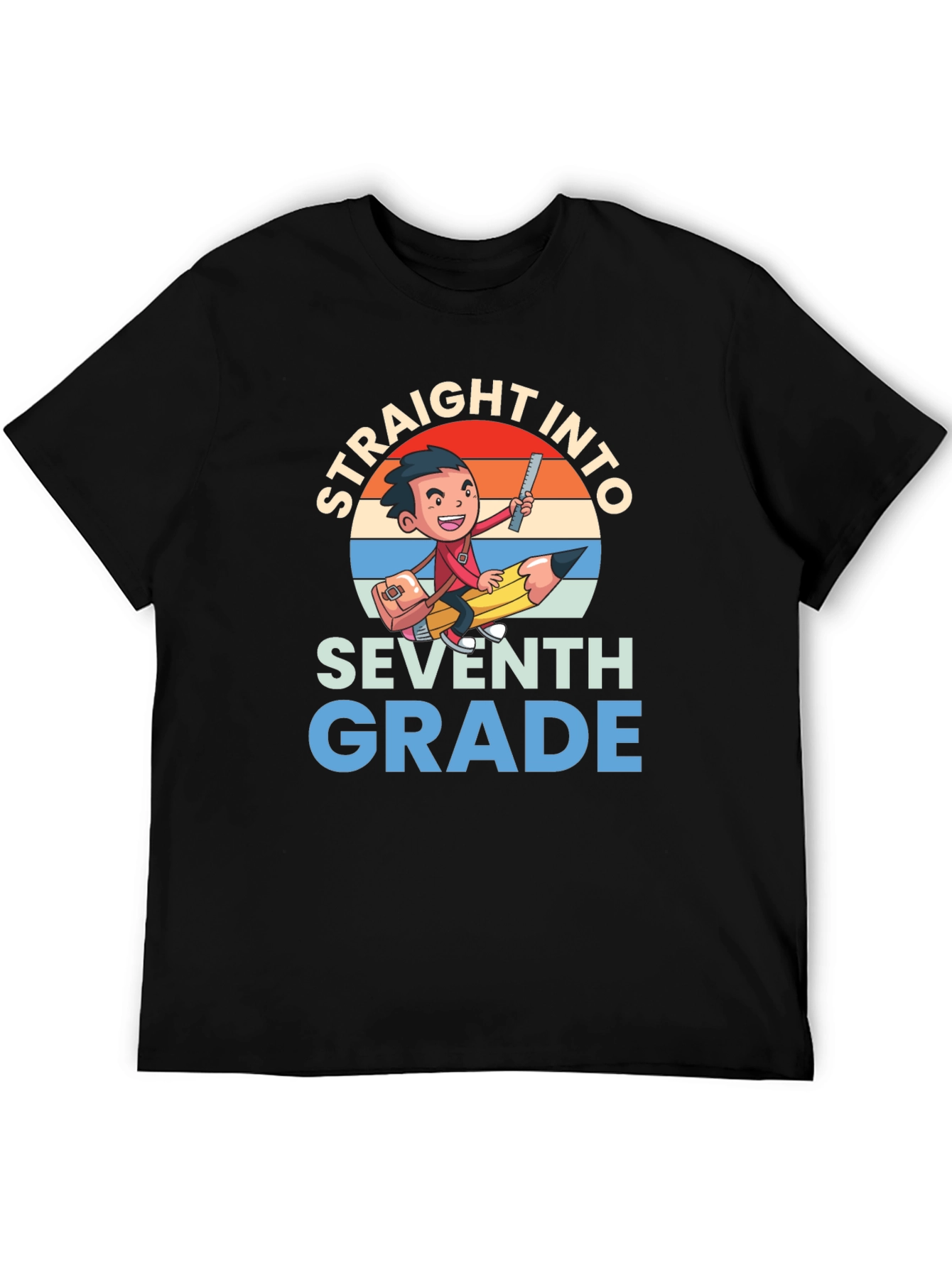 Straight Into Seventh Grade Graphic Tee