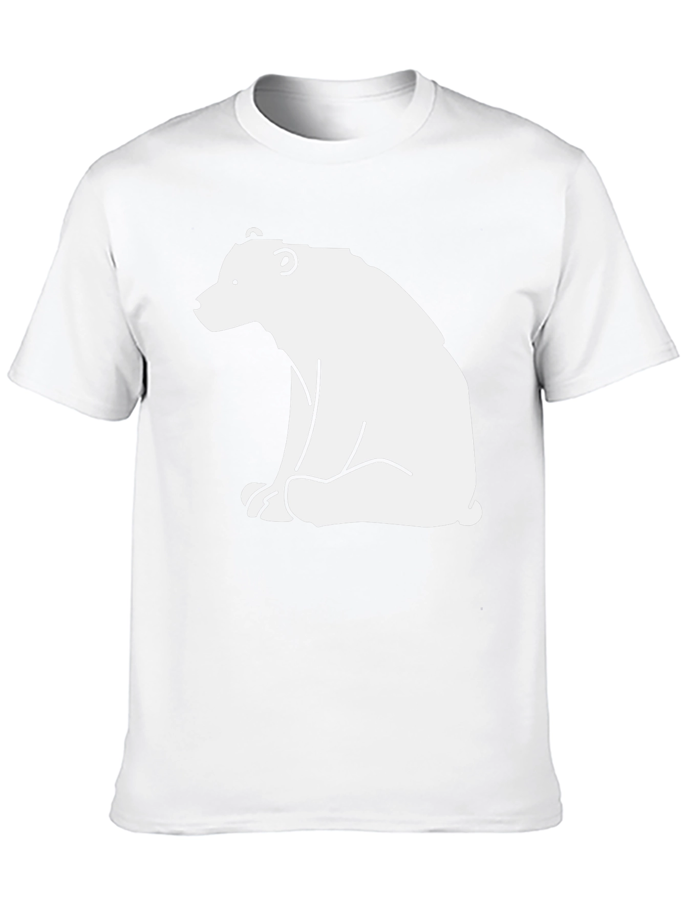 Bear Graphic Tee - Black Casual Shirt