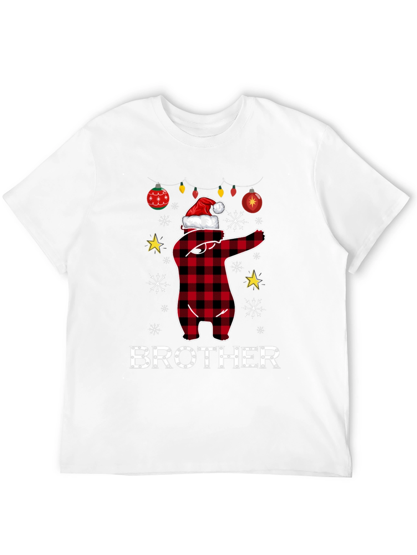 Brother Christmas Bear Dab T-Shirt