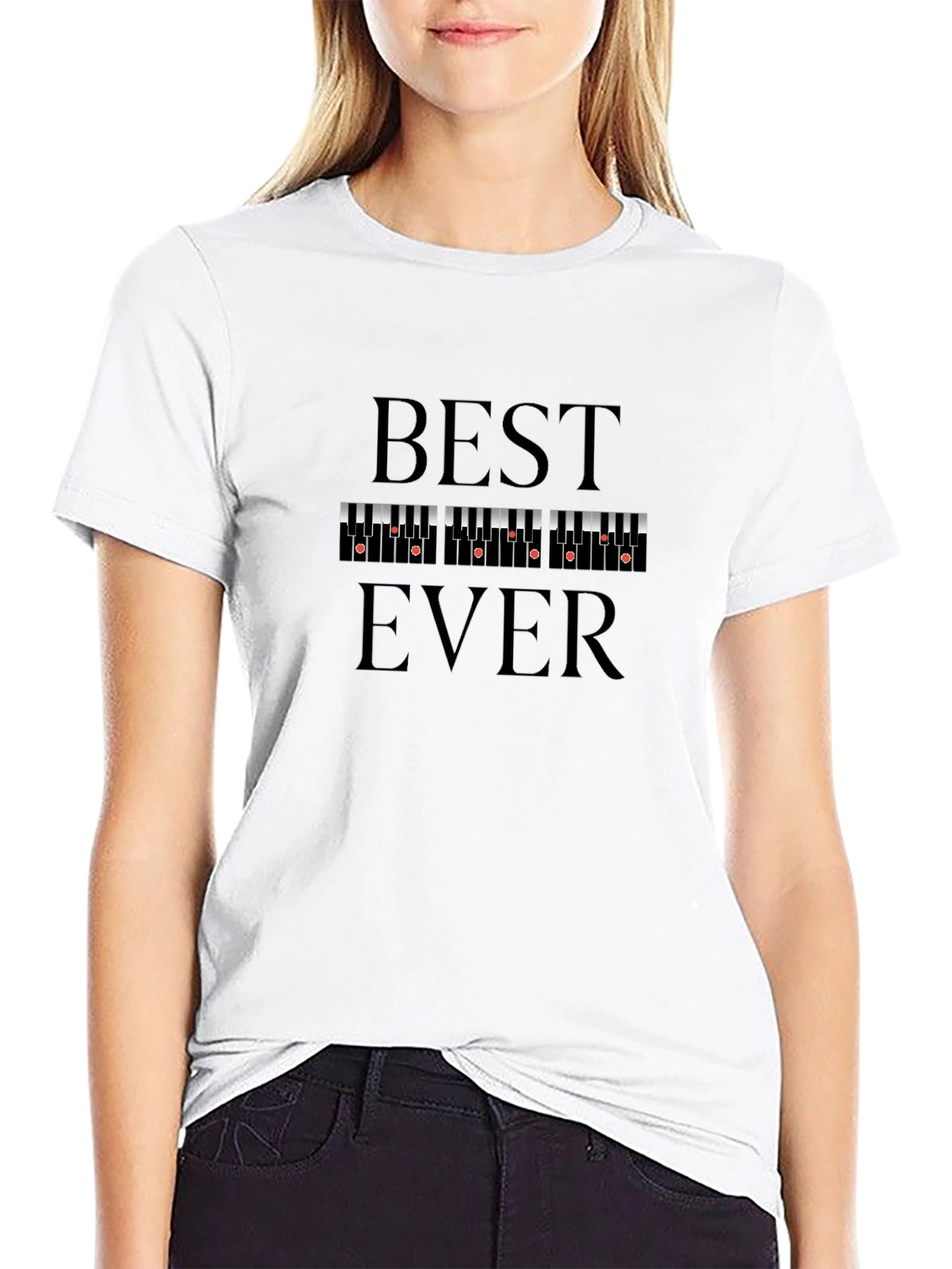 Best Ever Piano T-Shirt - Music Lover Tee