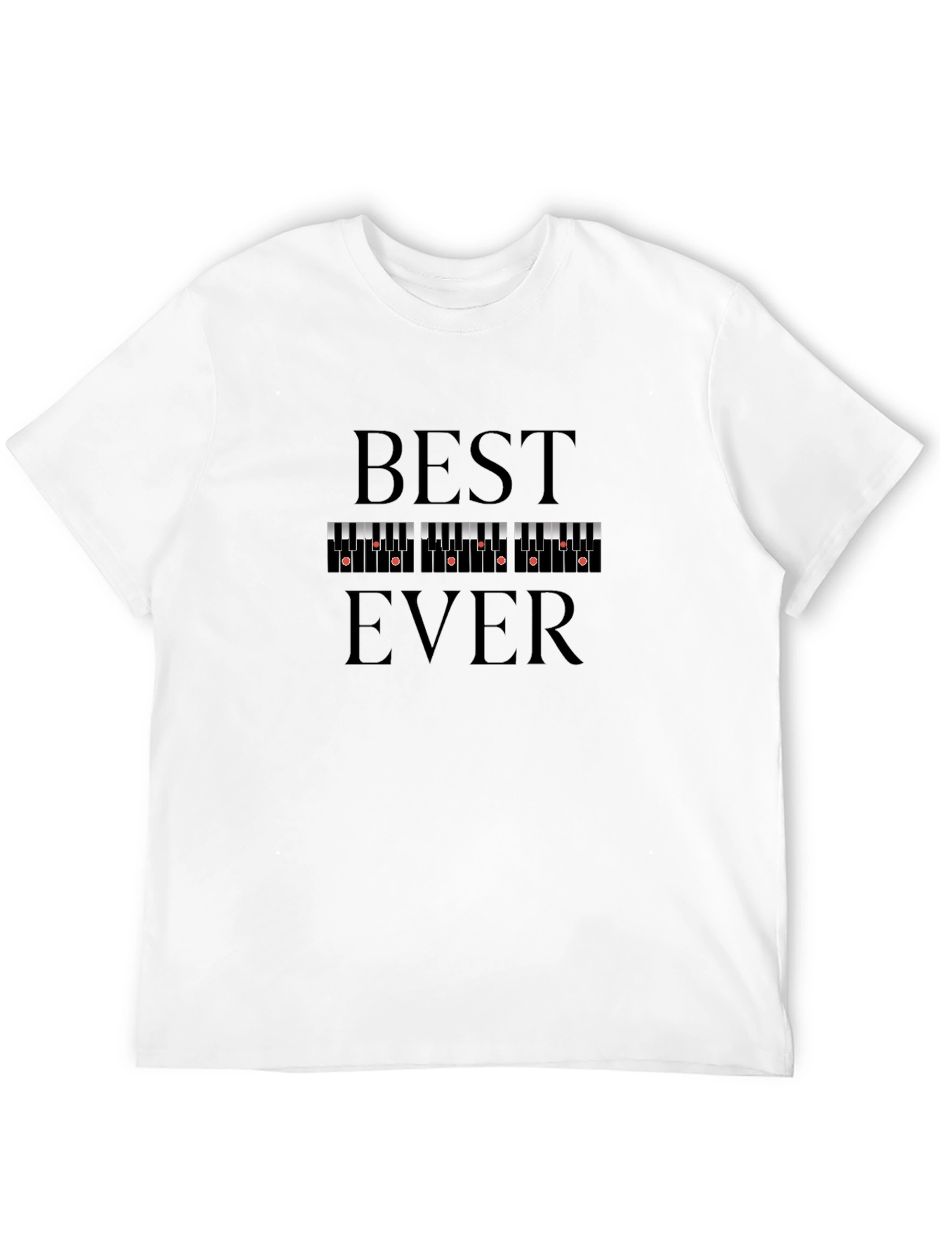 Best Ever Piano T-Shirt - Music Lover Tee
