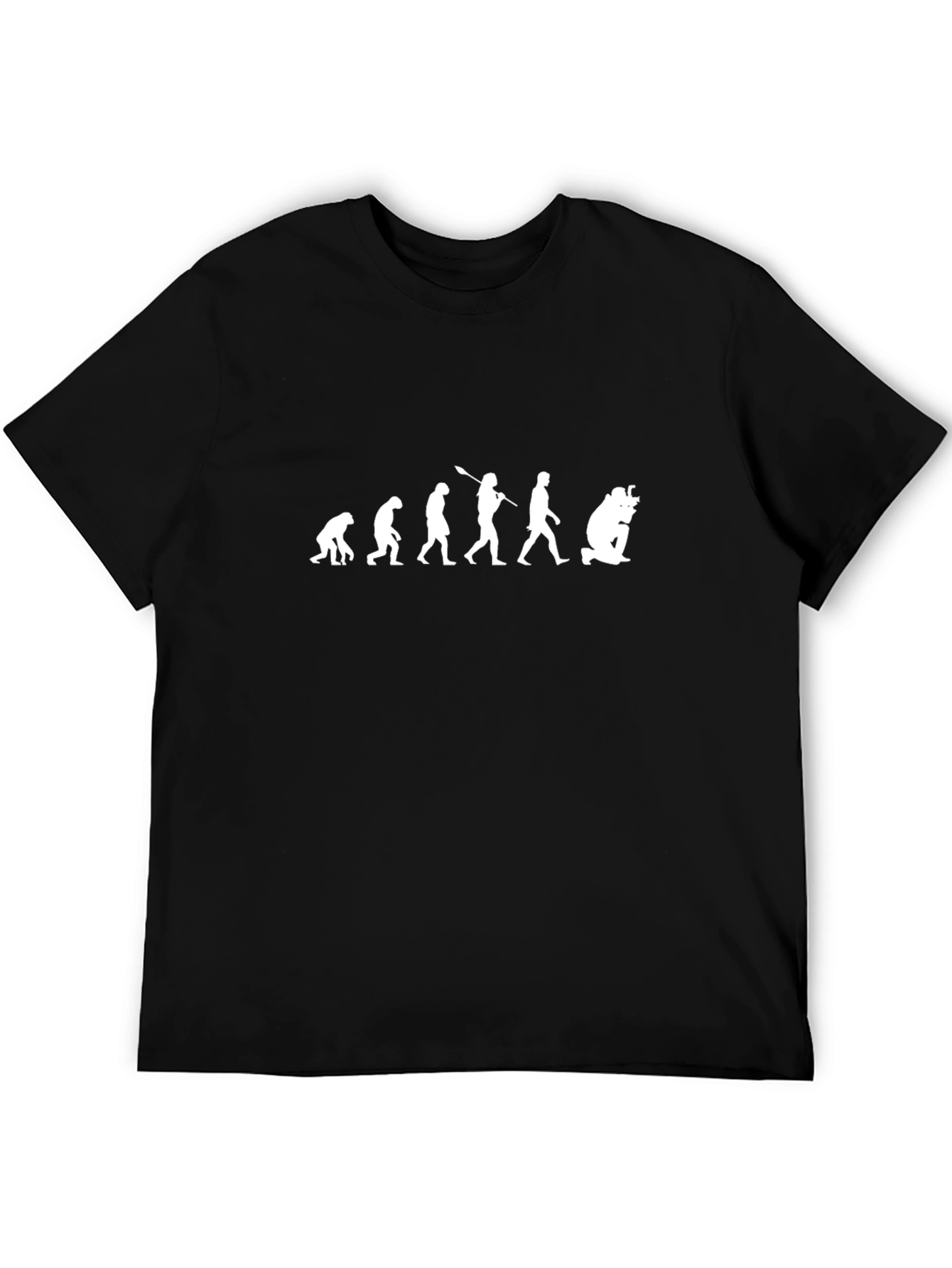 Evolution of Man Photographer T-Shirt