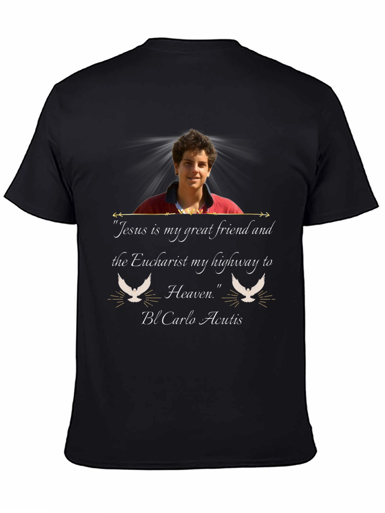 Carlo Acutis T-Shirt - Blessed Catholic Youth