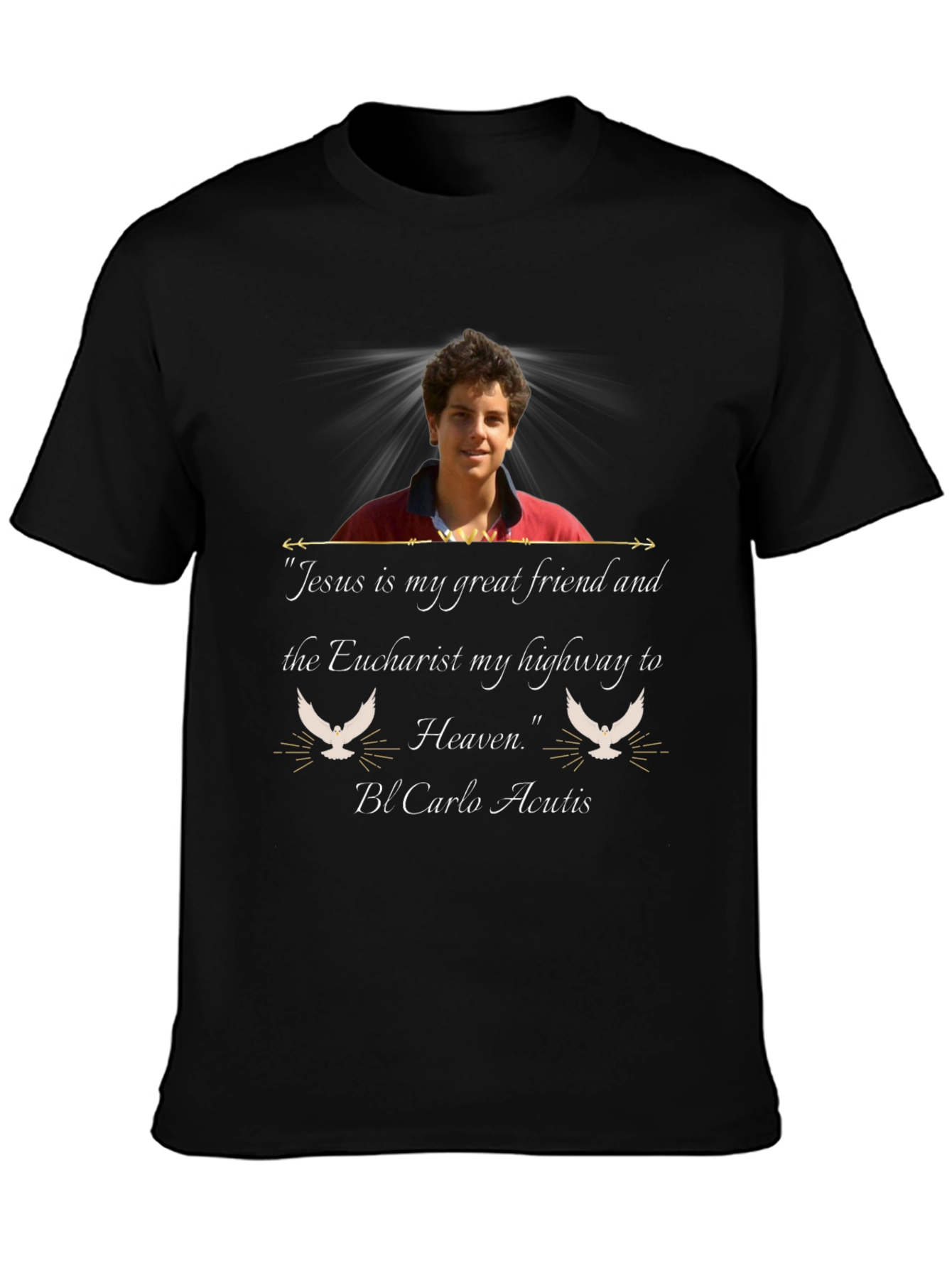 Carlo Acutis T-Shirt - Blessed Catholic Youth
