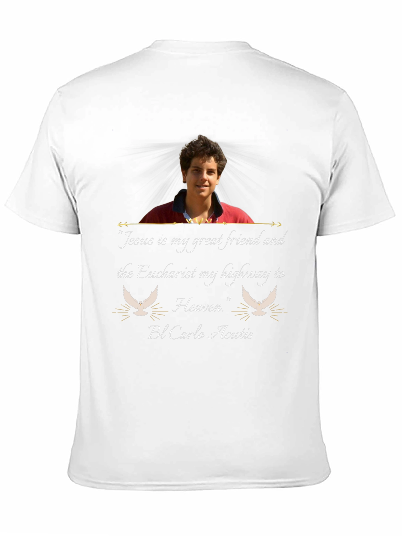Carlo Acutis T-Shirt - Blessed Catholic Youth
