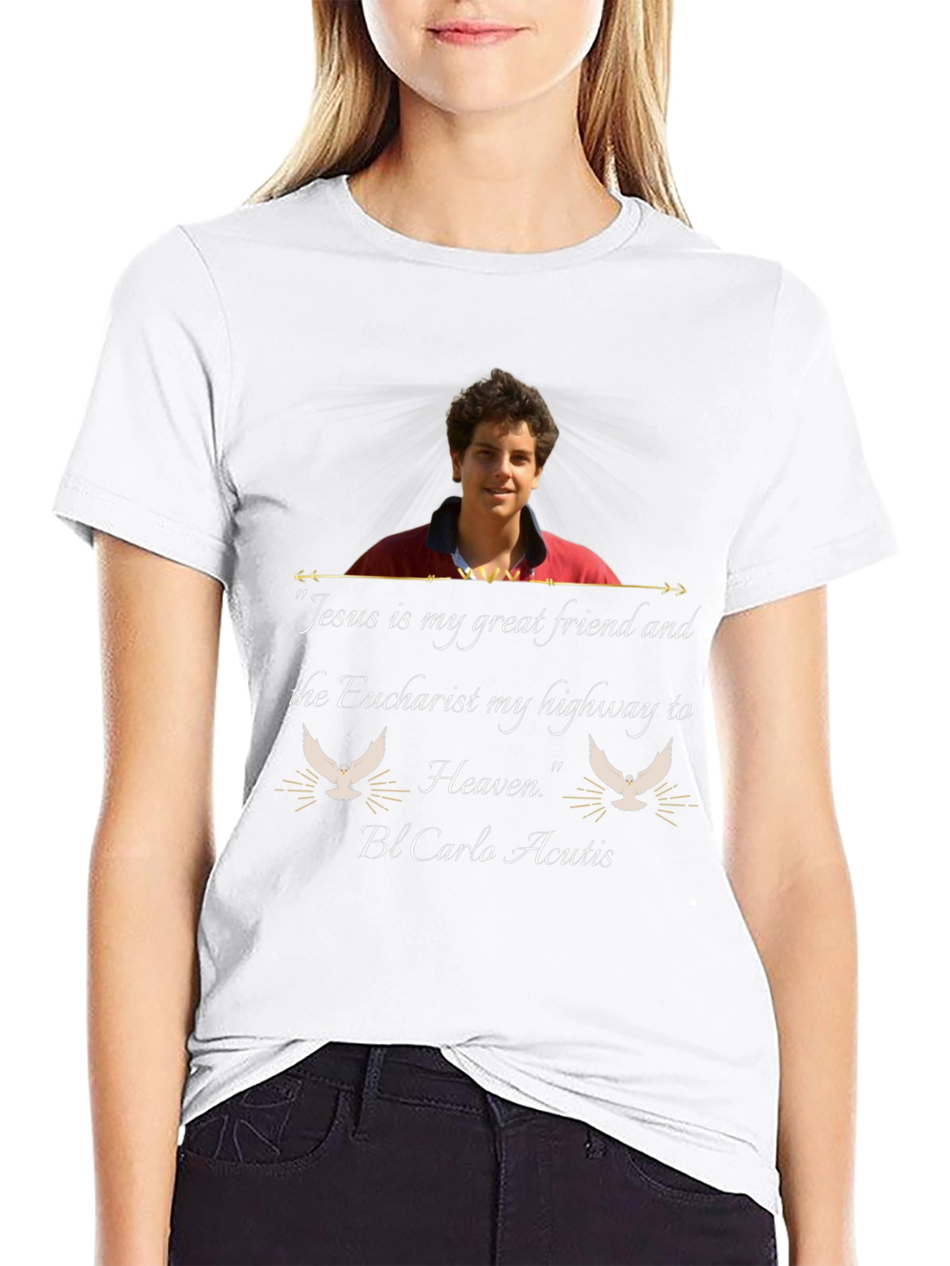 Carlo Acutis T-Shirt - Blessed Catholic Youth