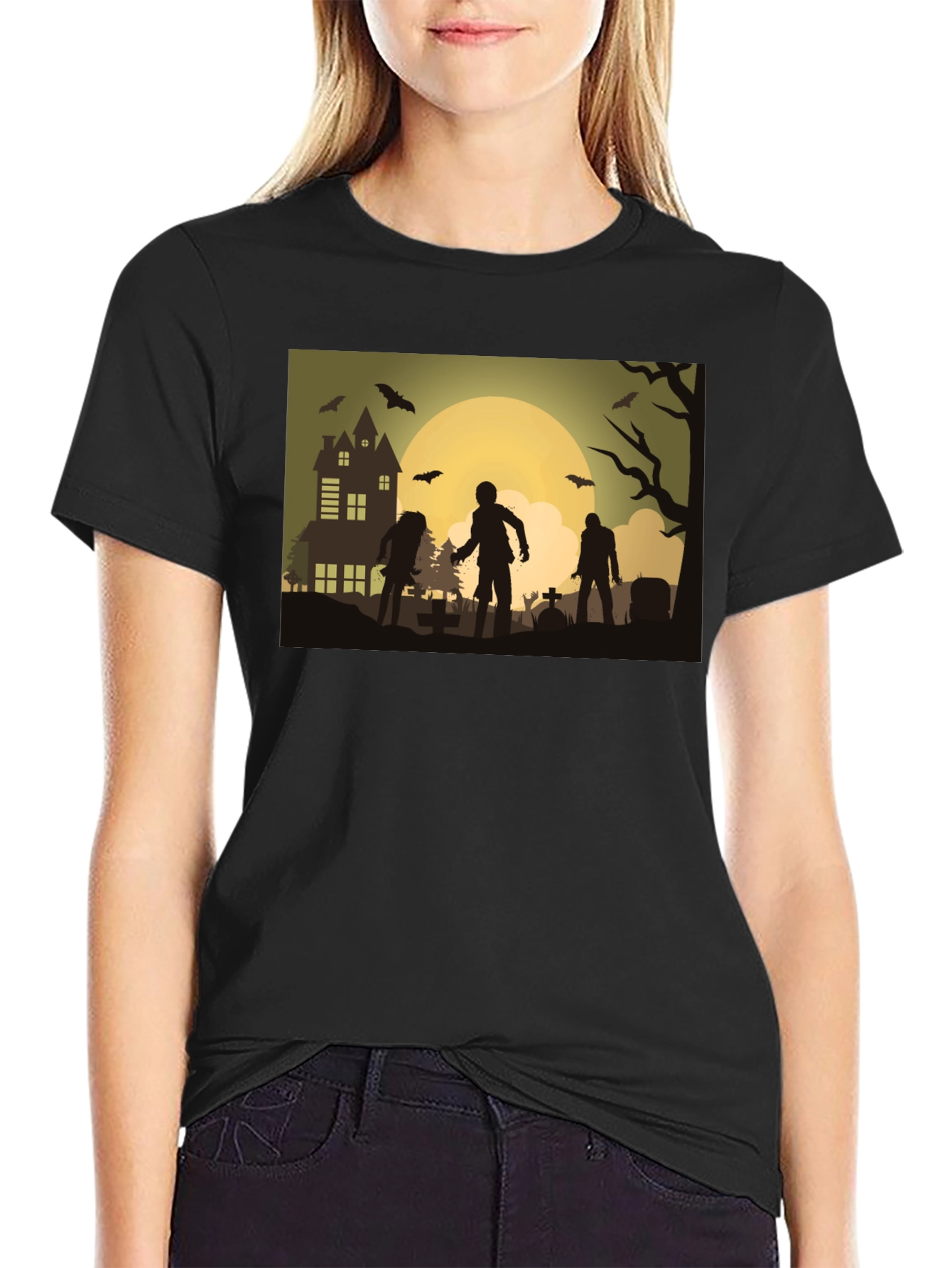 Spooky Zombie Halloween T-Shirt