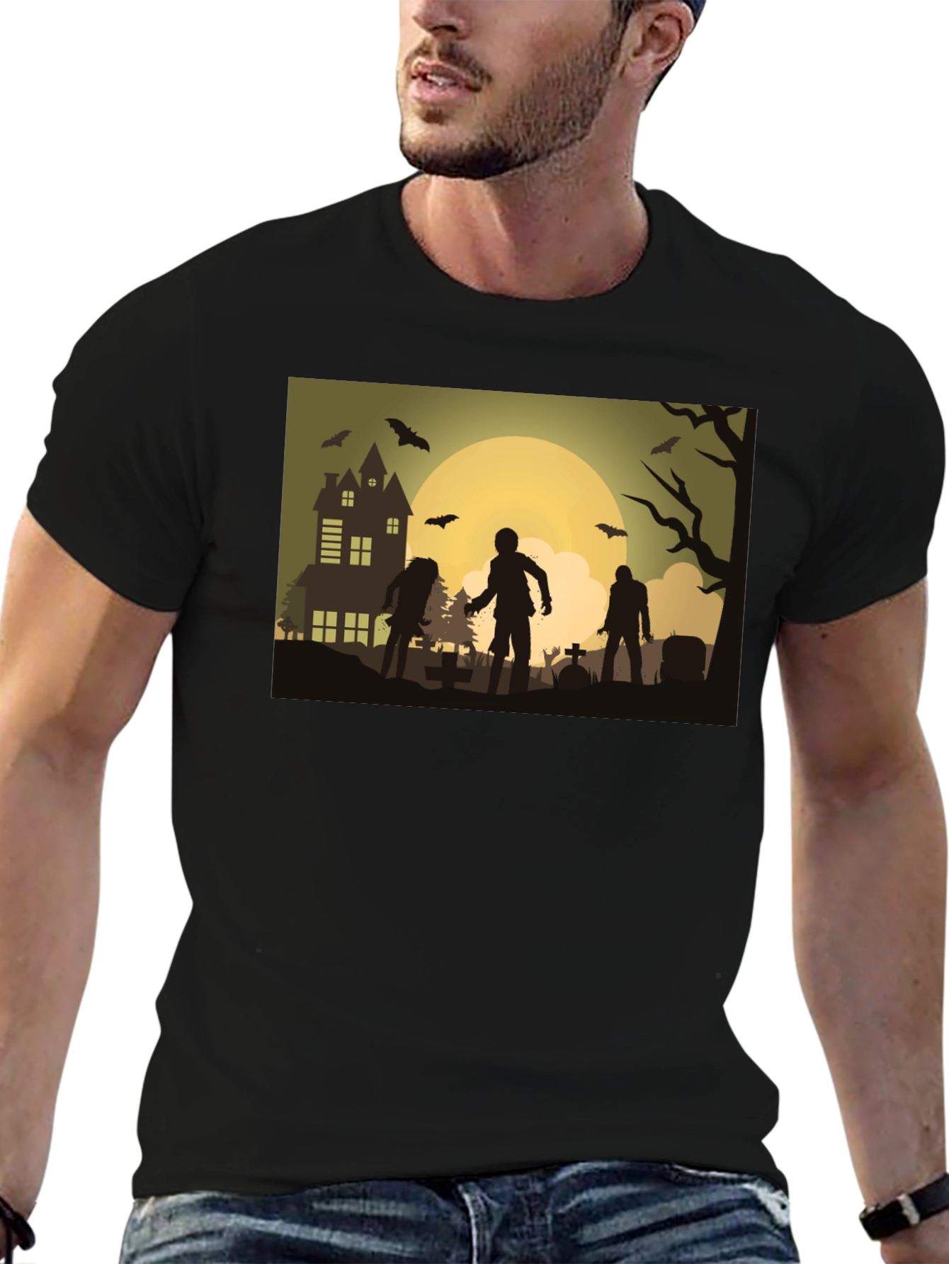 Spooky Zombie Halloween T-Shirt