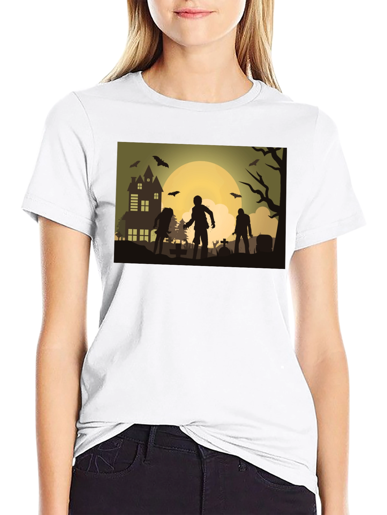 Spooky Zombie Halloween T-Shirt