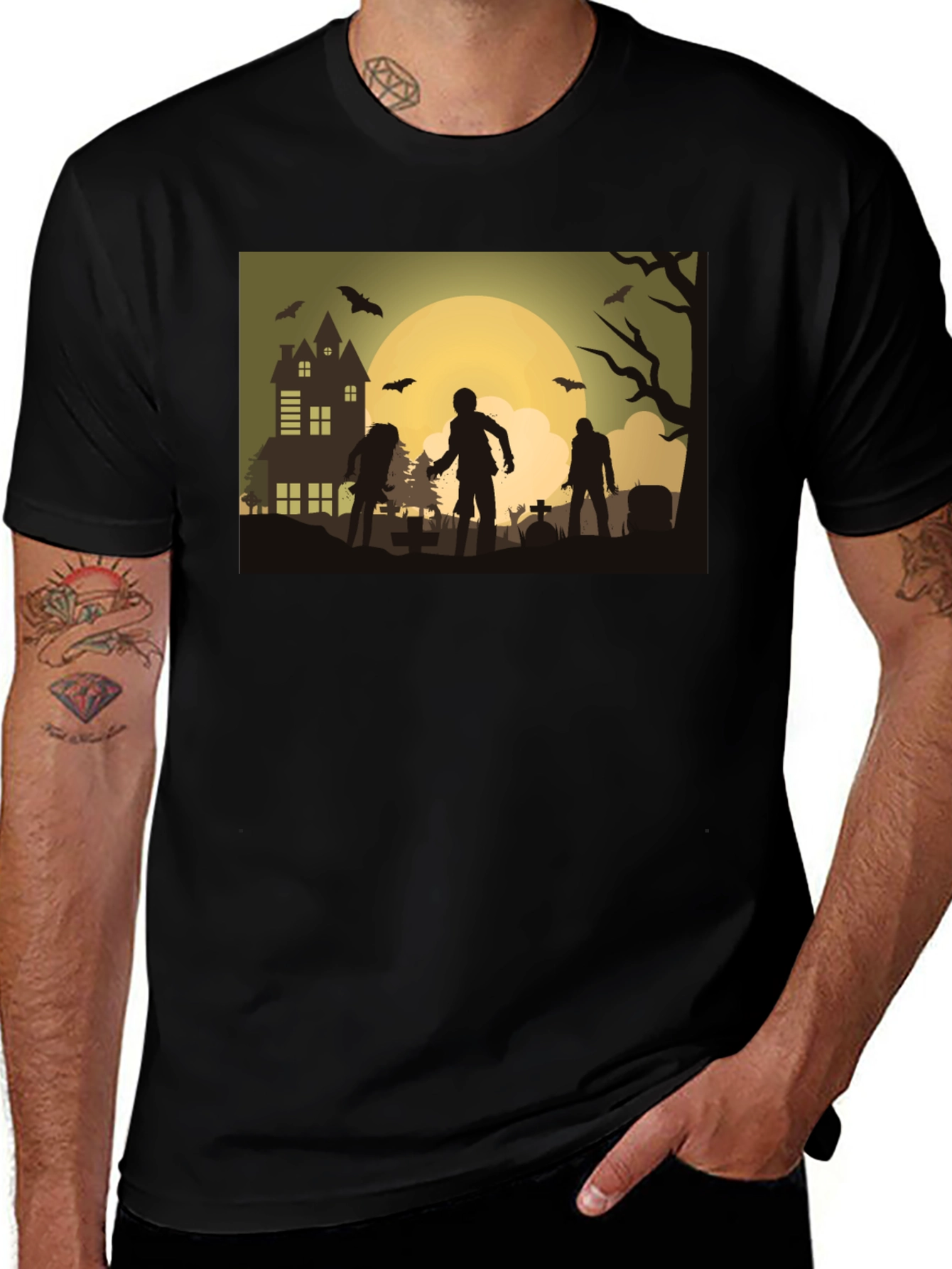 Spooky Zombie Halloween T-Shirt