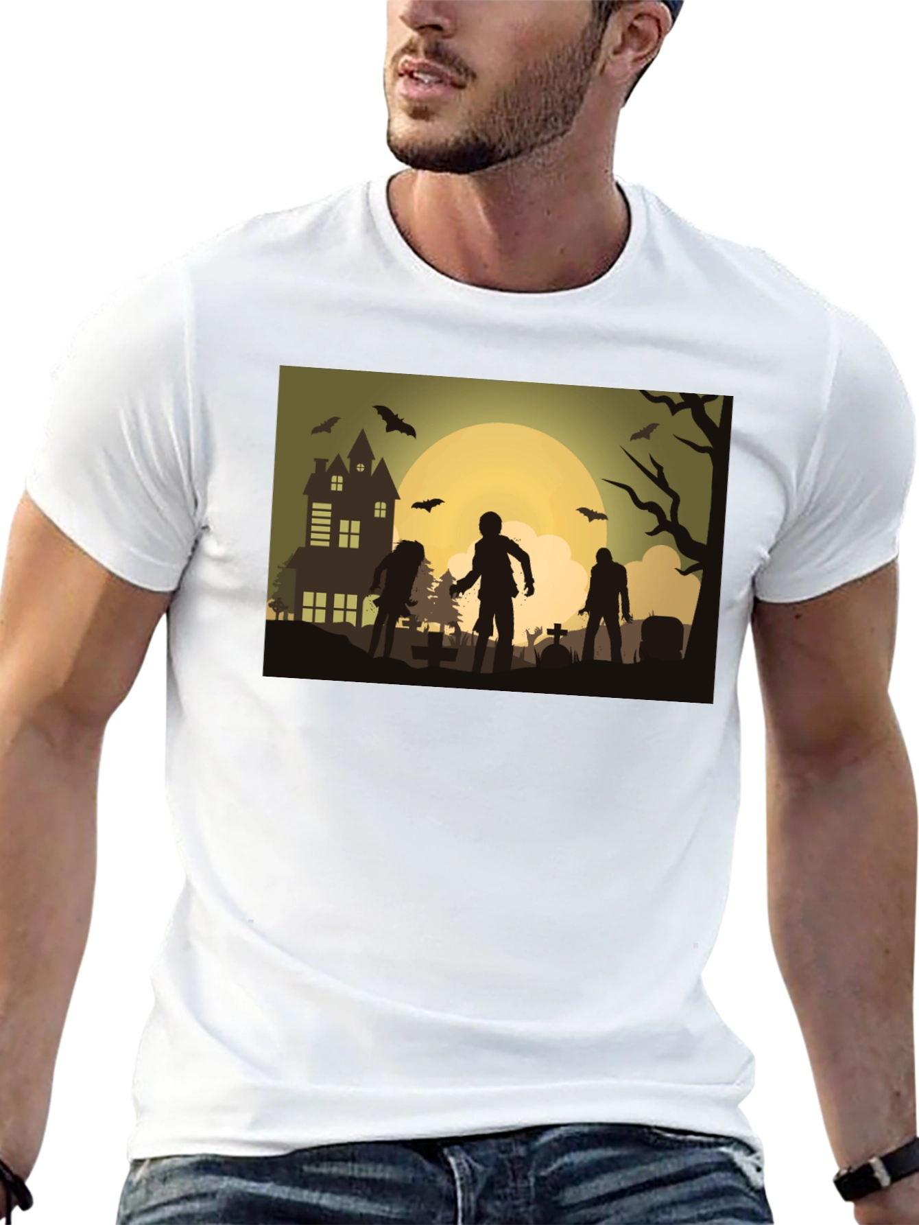 Spooky Zombie Halloween T-Shirt