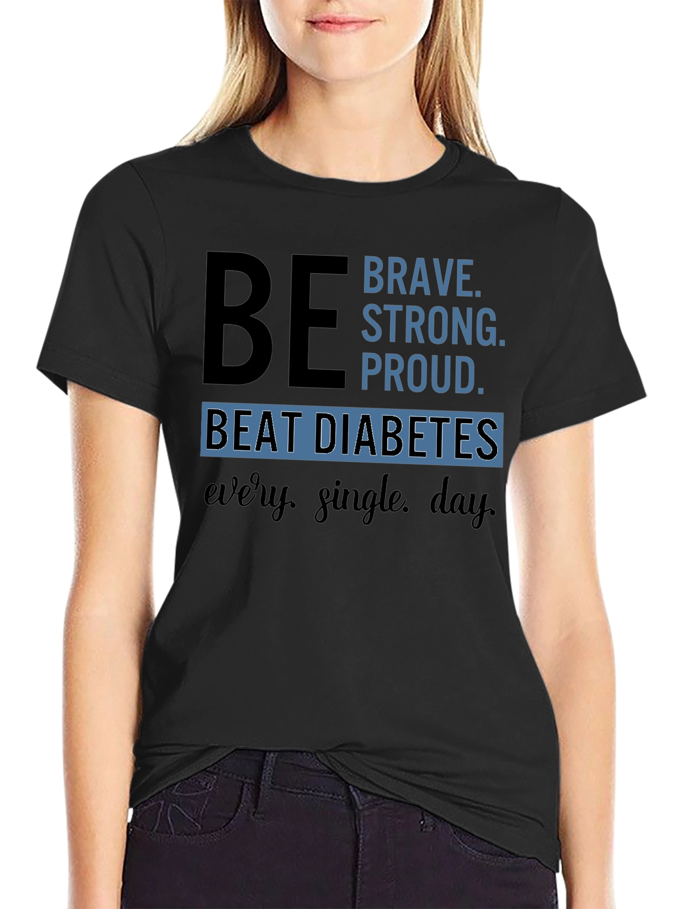 Be Brave Diabetes Awareness T-Shirt