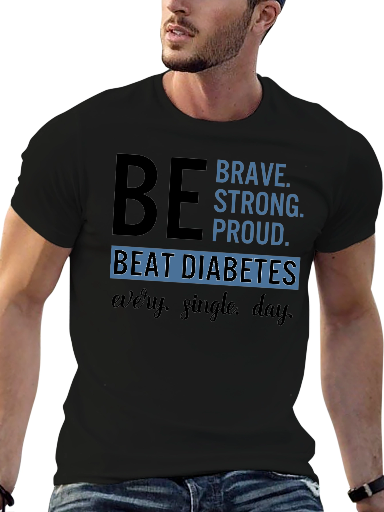 Be Brave Diabetes Awareness T-Shirt