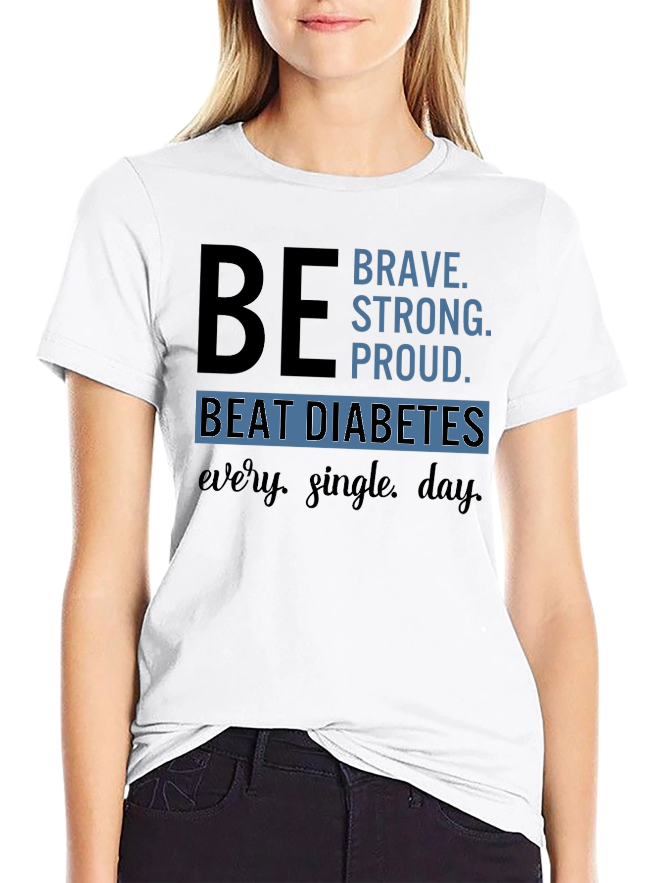 Be Brave Diabetes Awareness T-Shirt