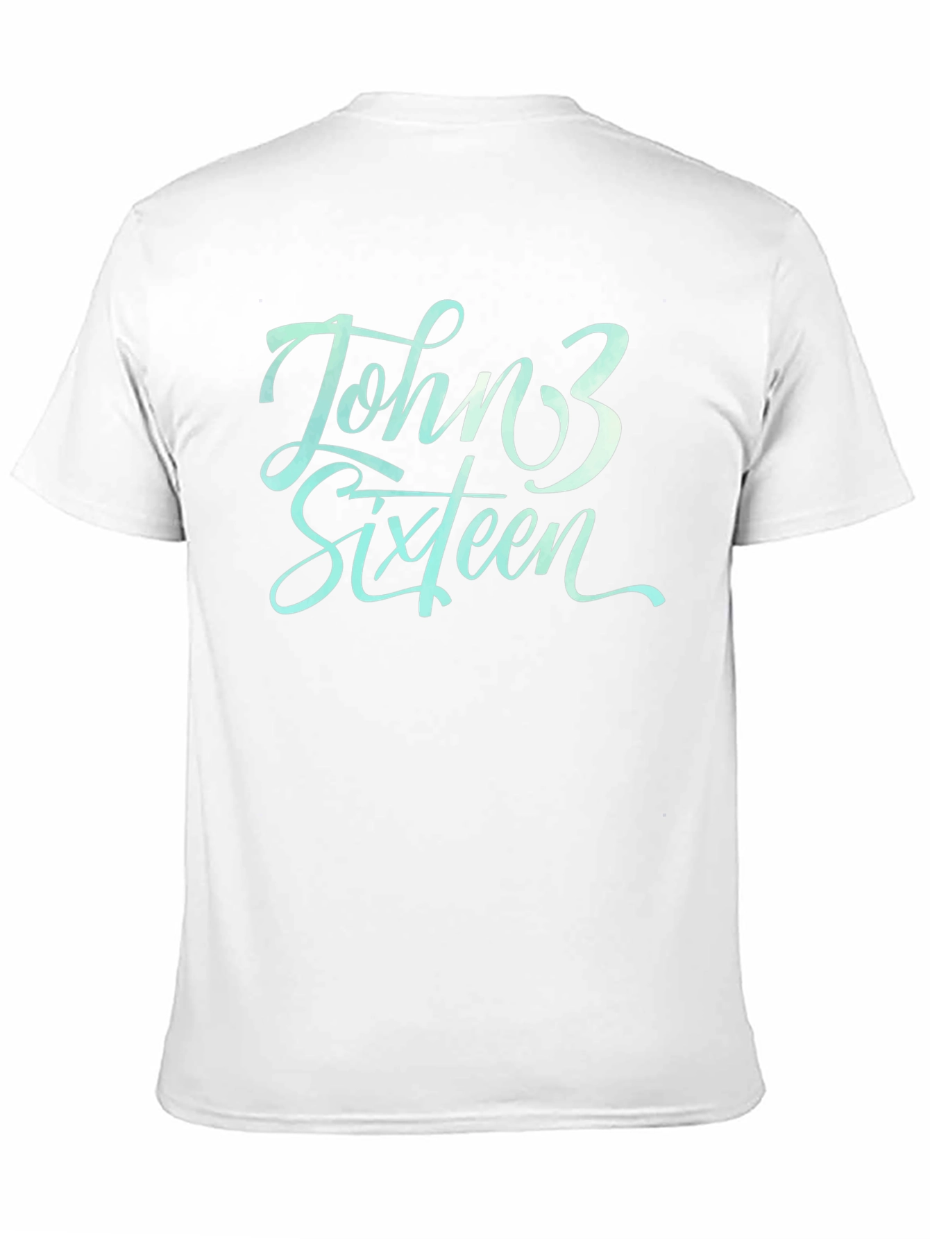 John 3:16 Black Christian T-Shirt
