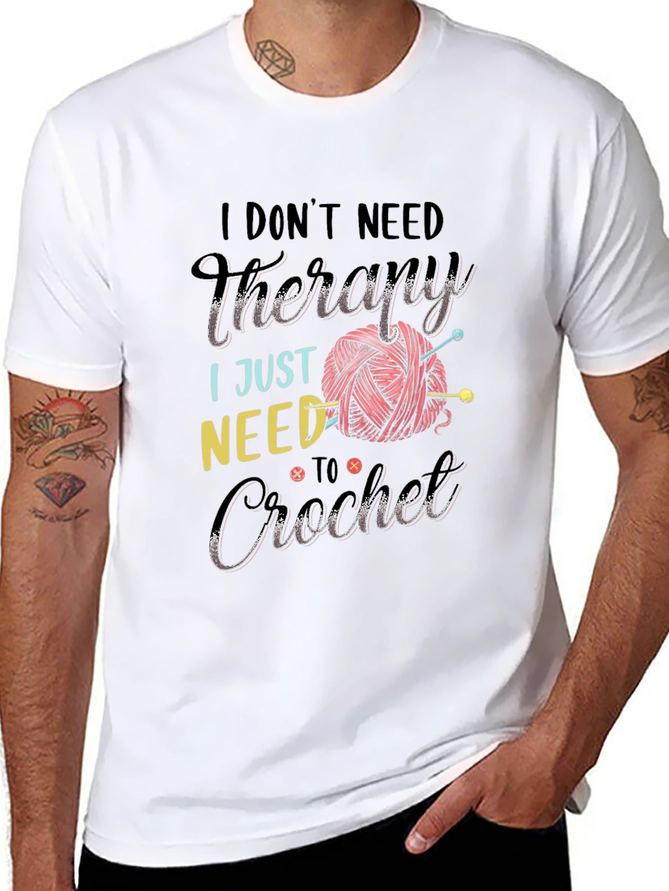 I Dont Need Therapy Crochet T-Shirt