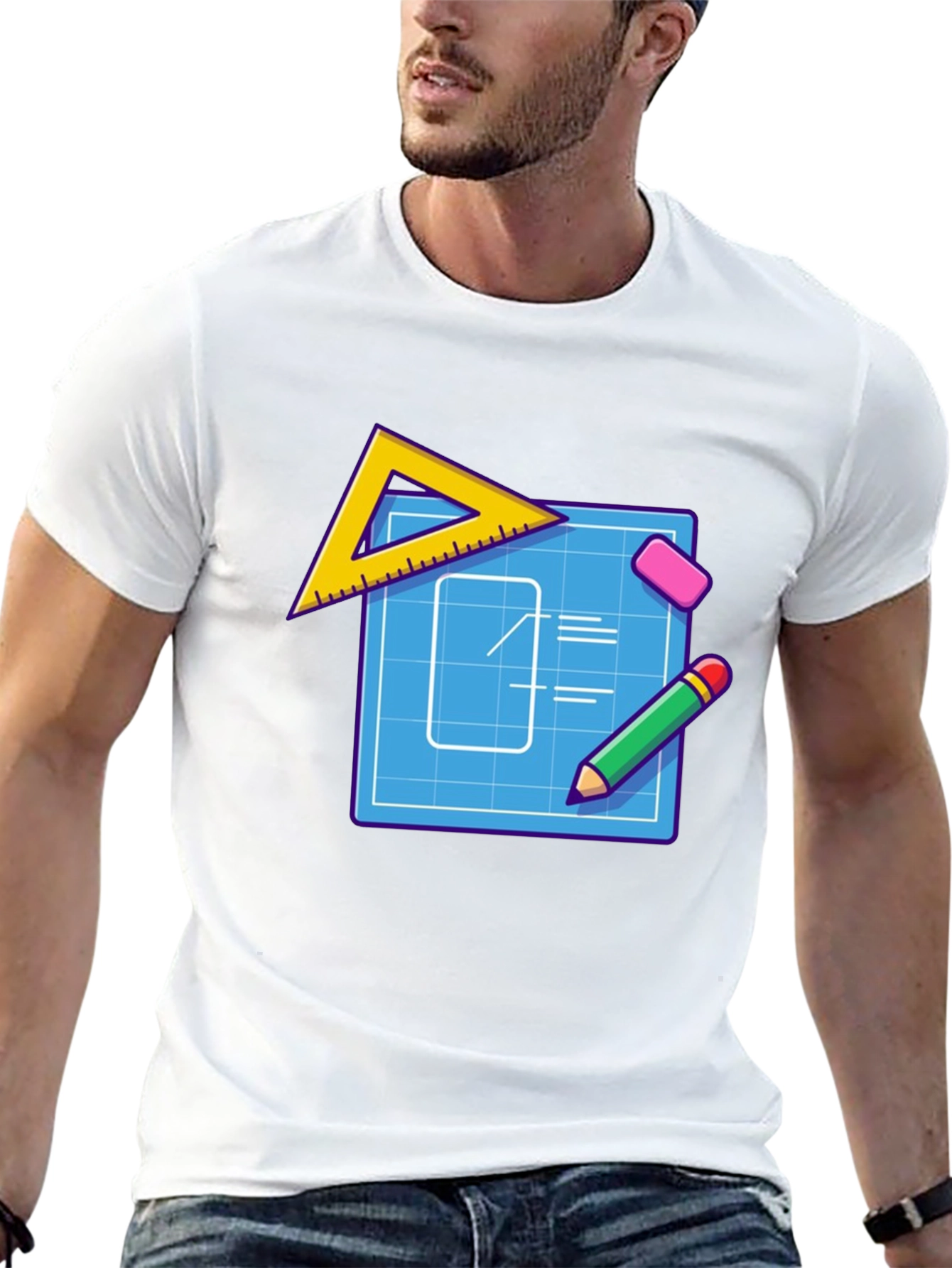 Blueprint Graphic Tee - Architect T-Shirt