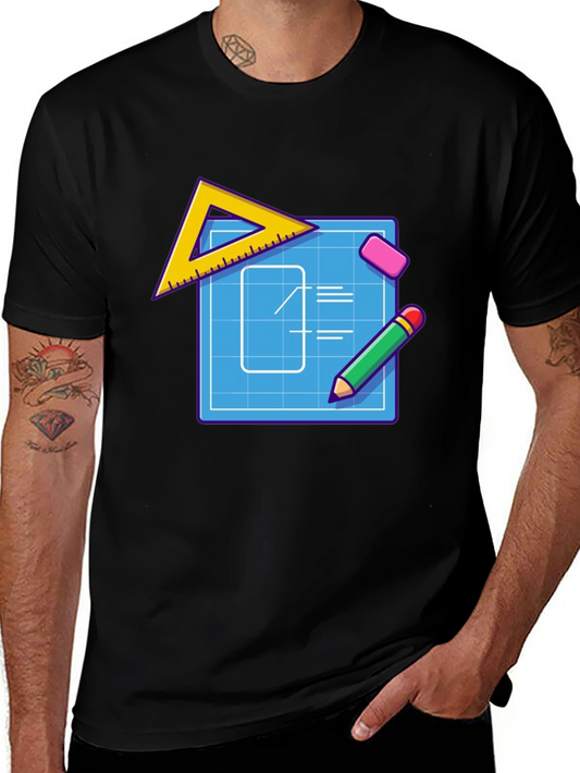 Blueprint Graphic Tee - Architect T-Shirt