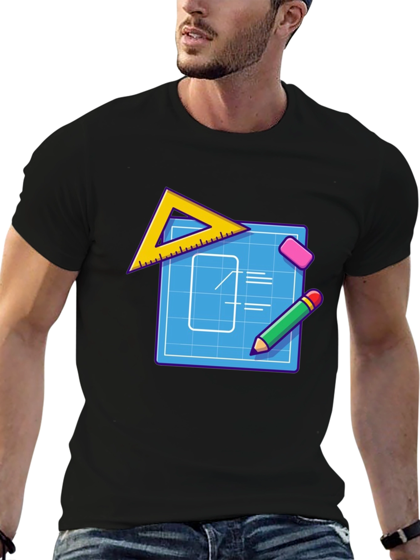 Blueprint Graphic Tee - Architect T-Shirt