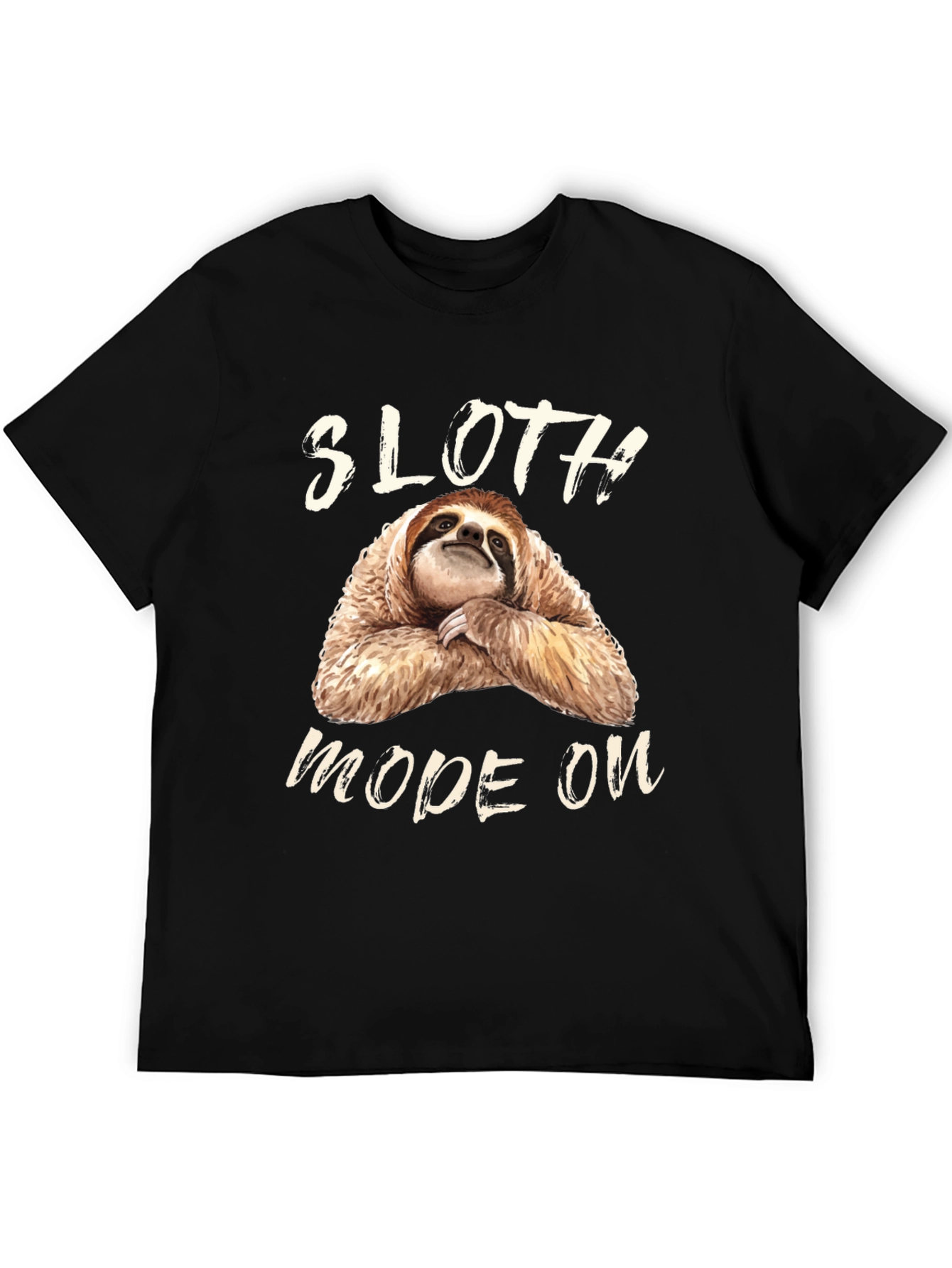 Sloth Mode On Graphic Tee - Relaxed Fit
