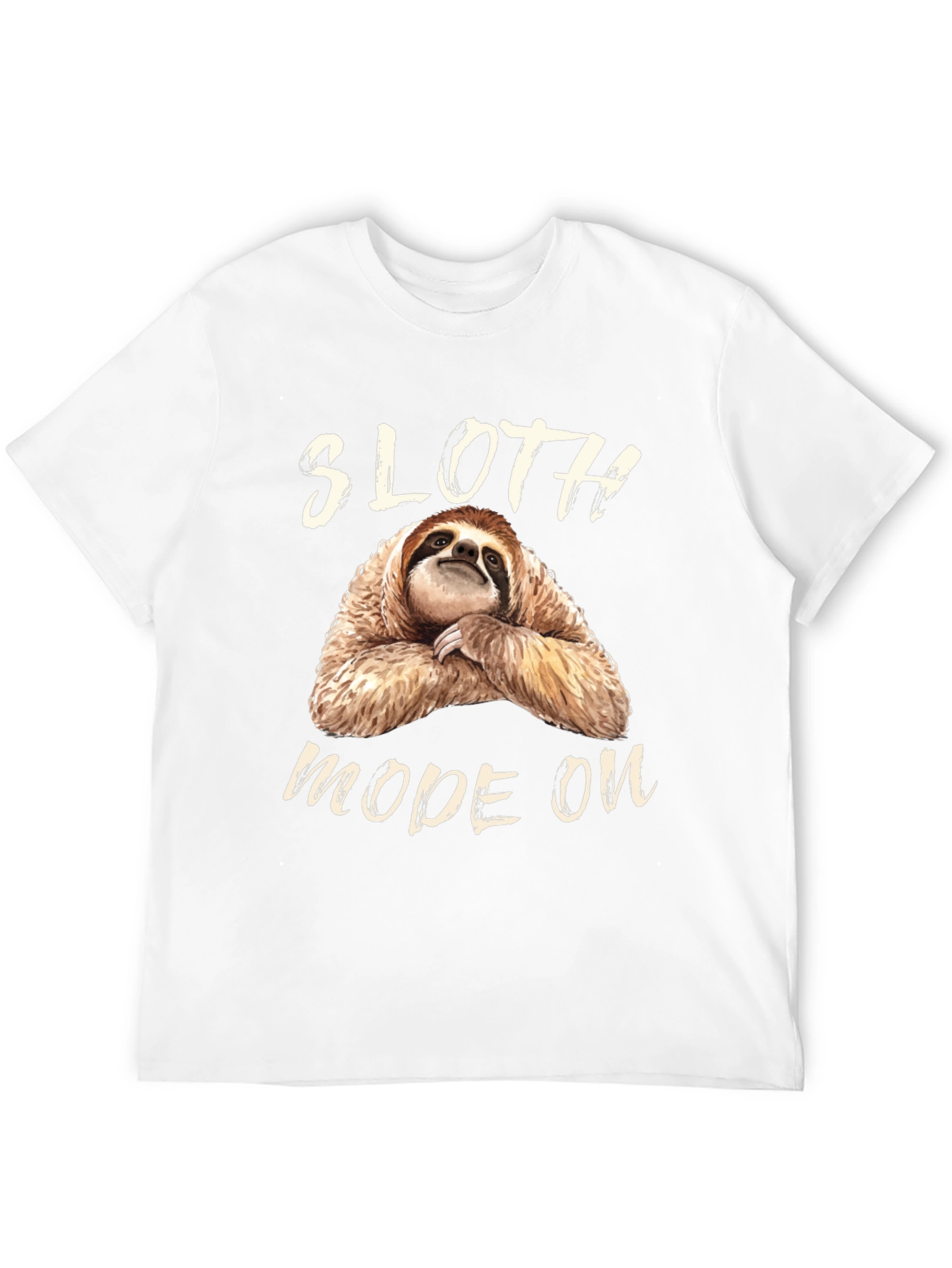Sloth Mode On Graphic Tee - Relaxed Fit