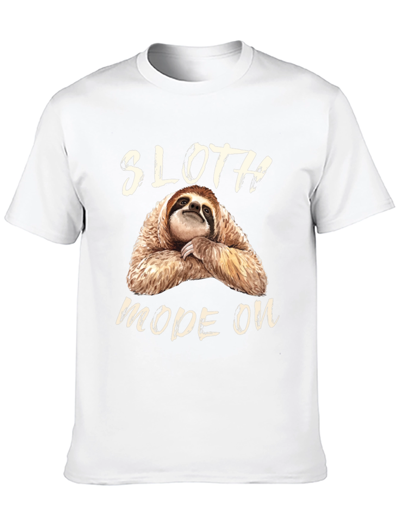 Sloth Mode On Graphic Tee - Relaxed Fit