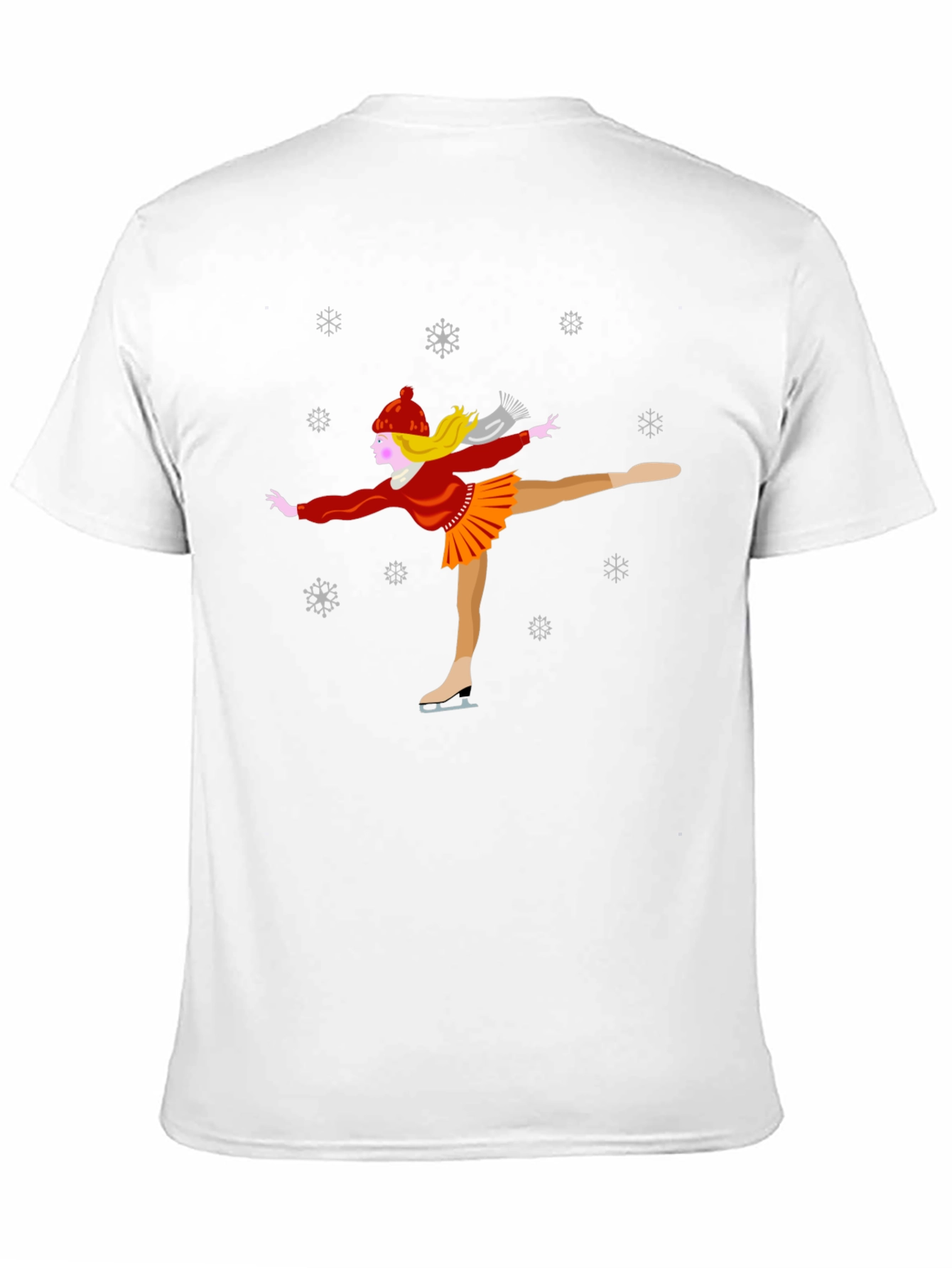 Winter Ice Skater Graphic Tee