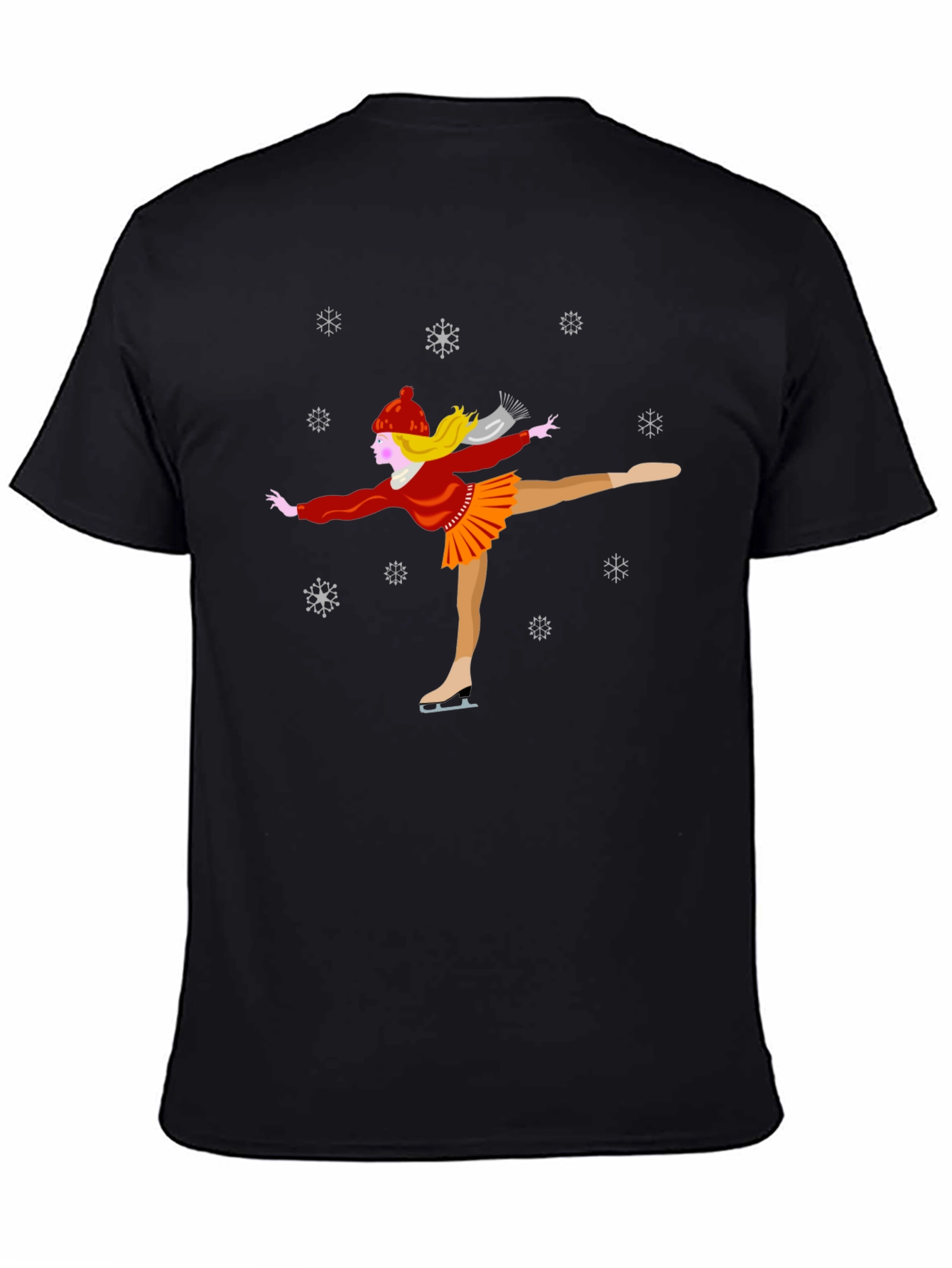 Winter Ice Skater Graphic Tee