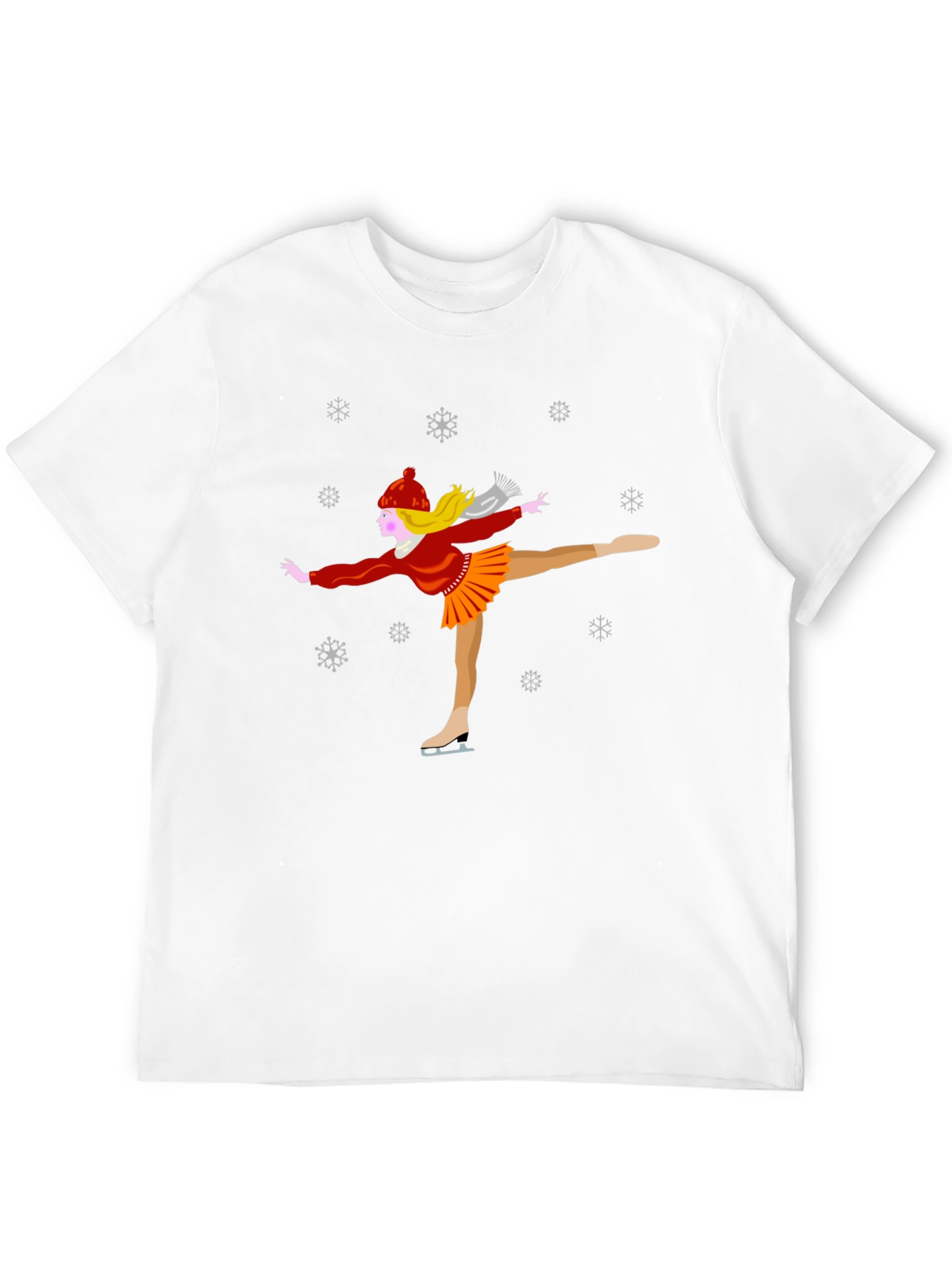 Winter Ice Skater Graphic Tee