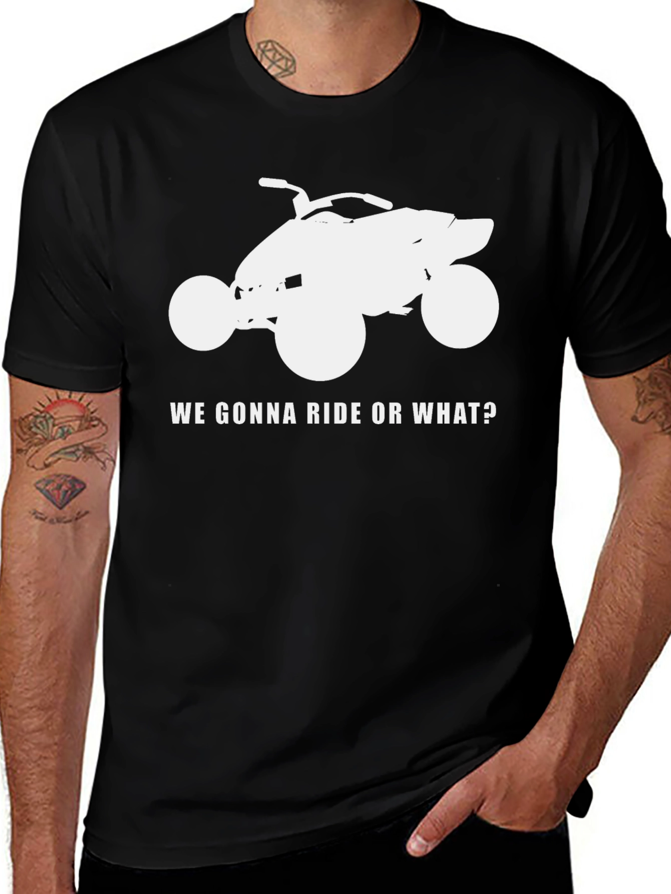 Ride or What? ATV Graphic T-Shirt