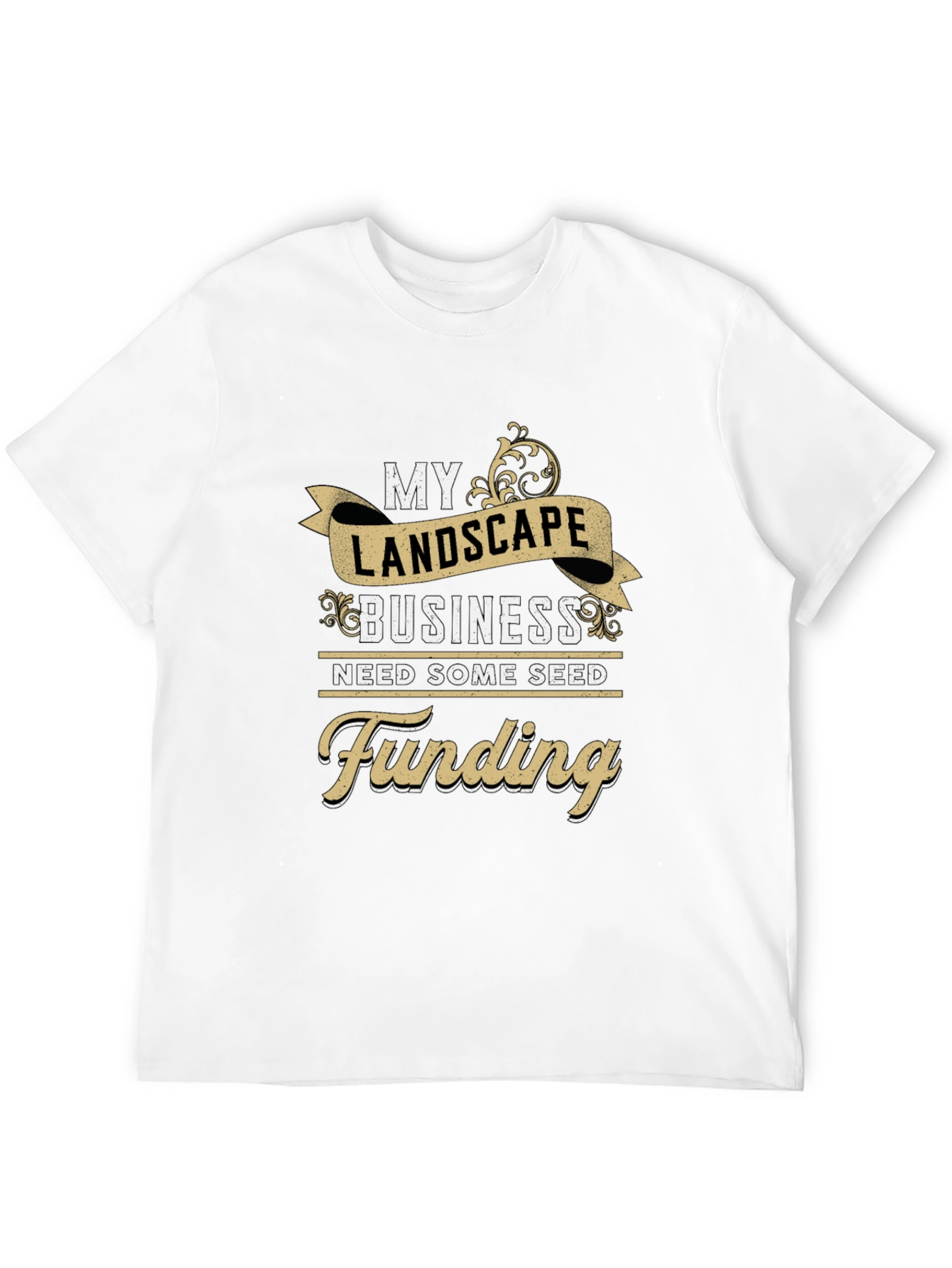 Landscape Business Funding T-Shirt - Black