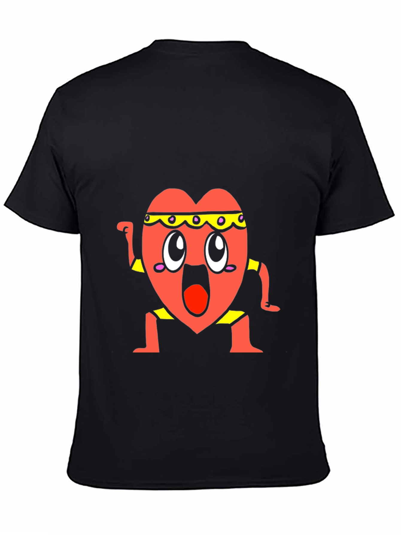 Funny Heart Character T-Shirt