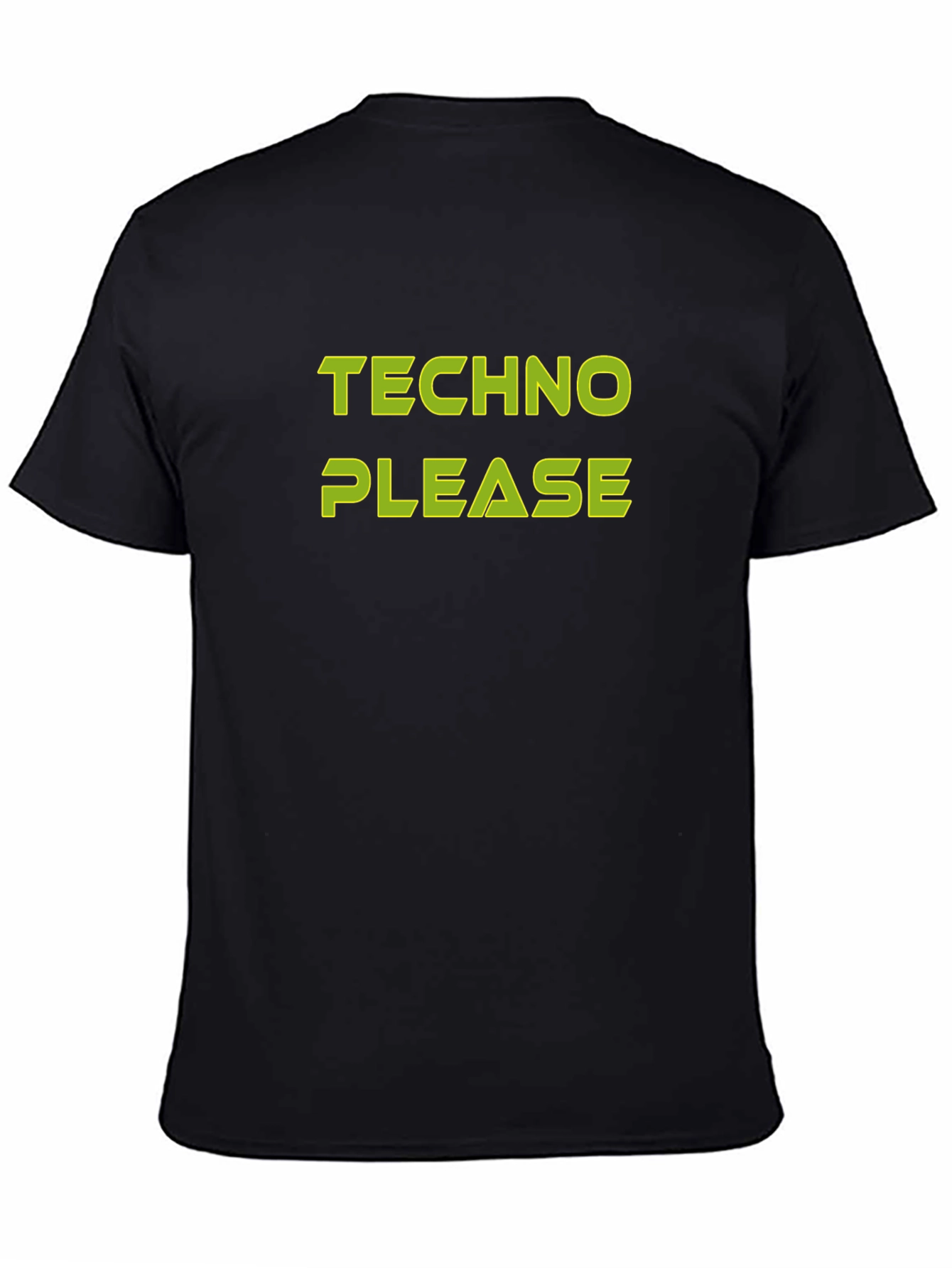 Techno Please Graphic T-Shirt
