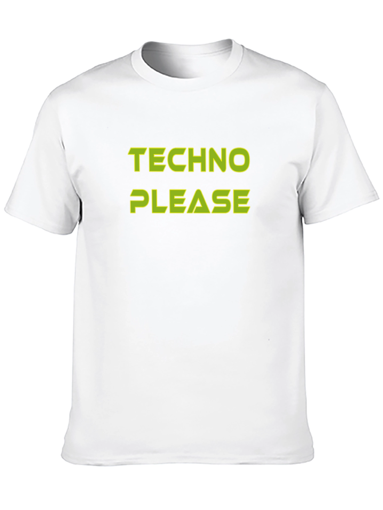 Techno Please Graphic T-Shirt