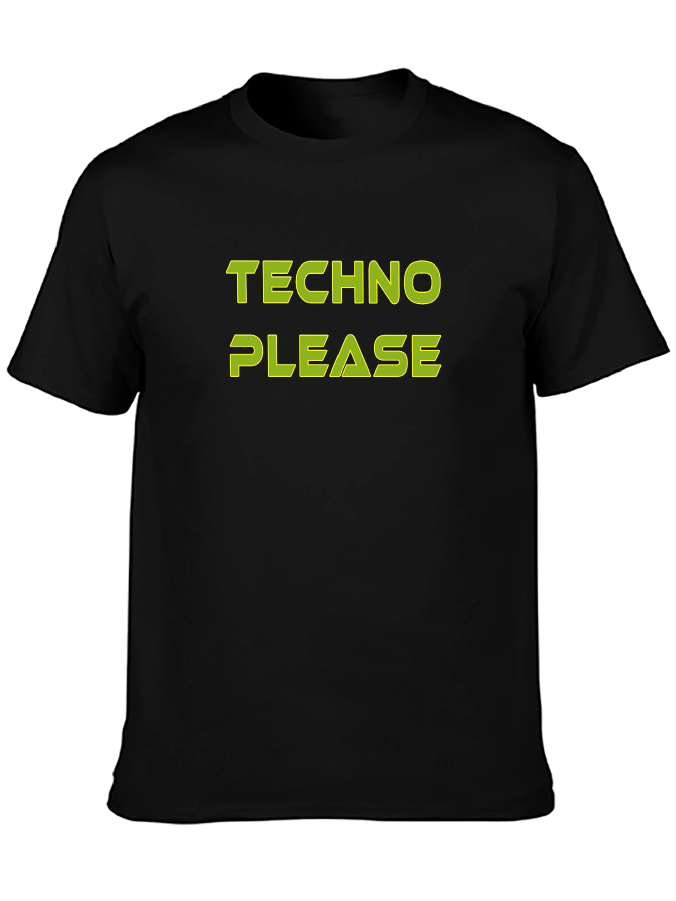 Techno Please Graphic T-Shirt