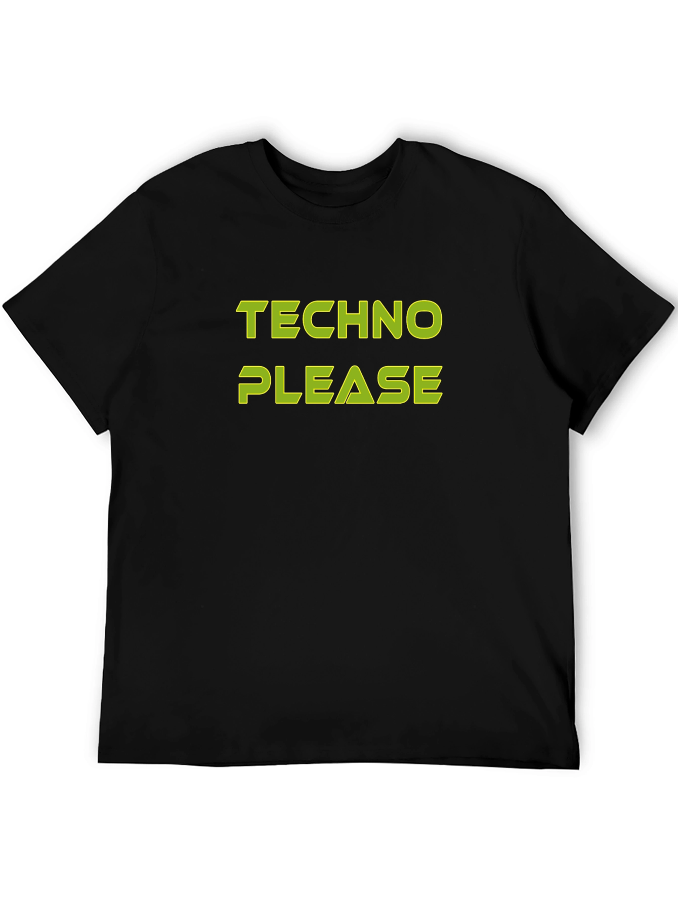 Techno Please Graphic T-Shirt