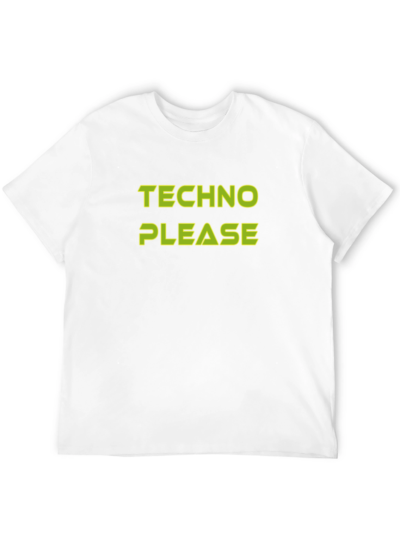Techno Please Graphic T-Shirt